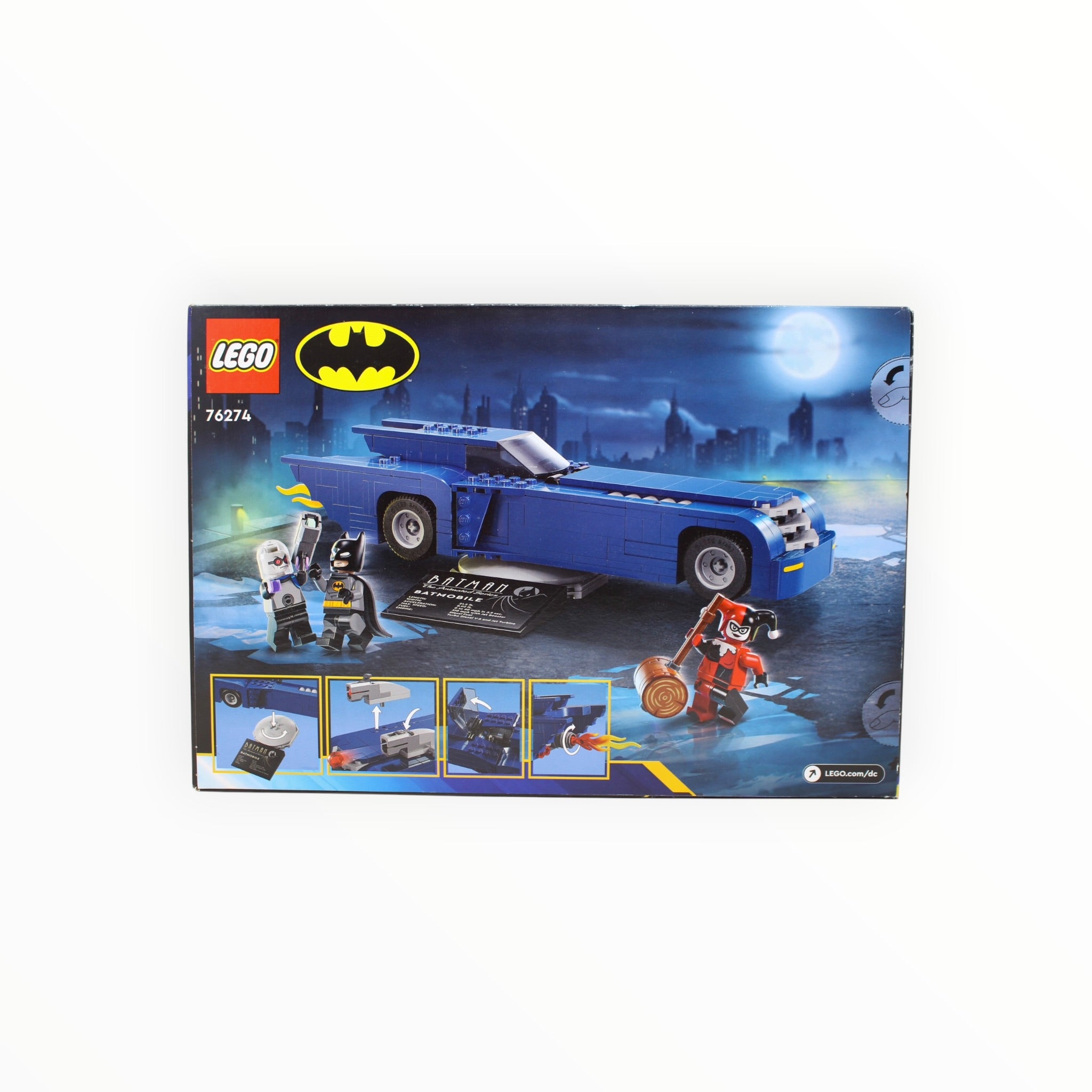 Retired Set 76274 DC Batman with the Batmobile vs. Harley Quinn and Mr. Freeze