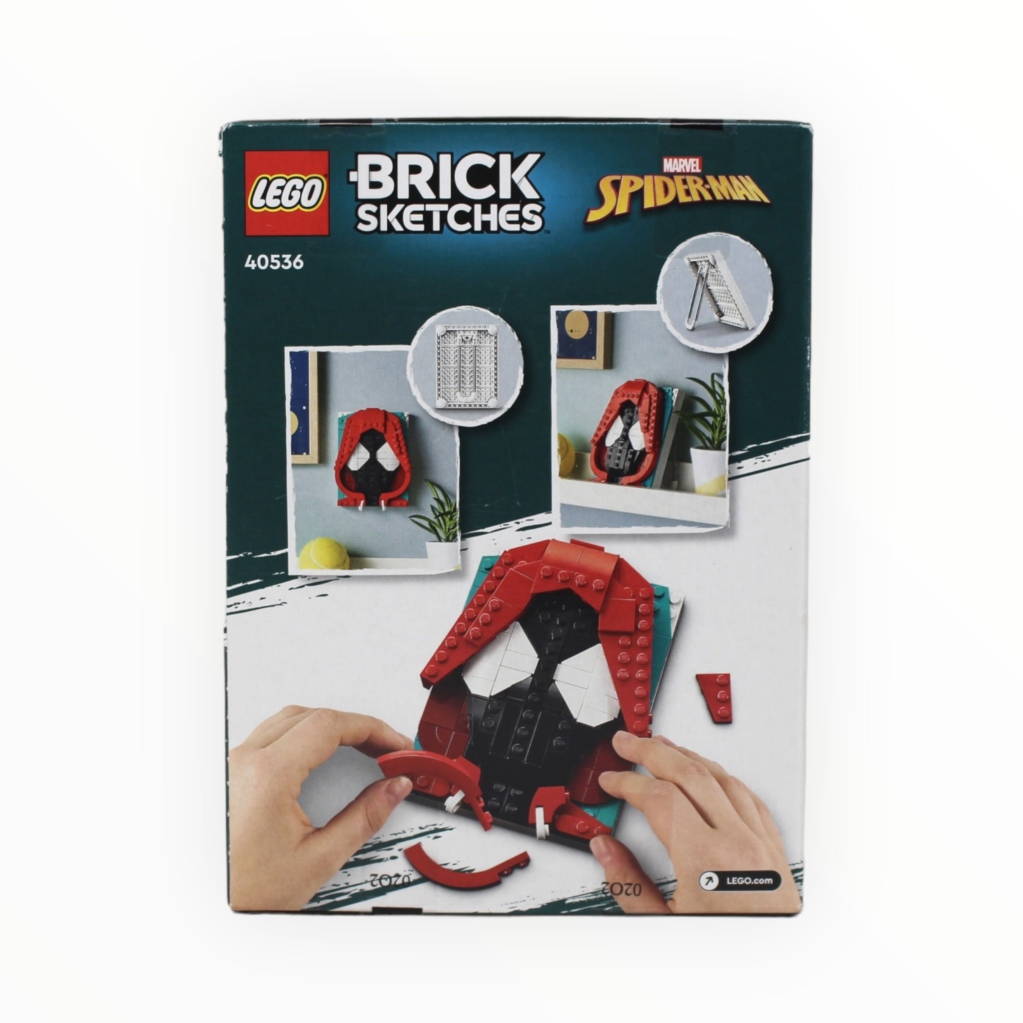 Retired Set 40536 LEGO Brick Sketches Miles Morales