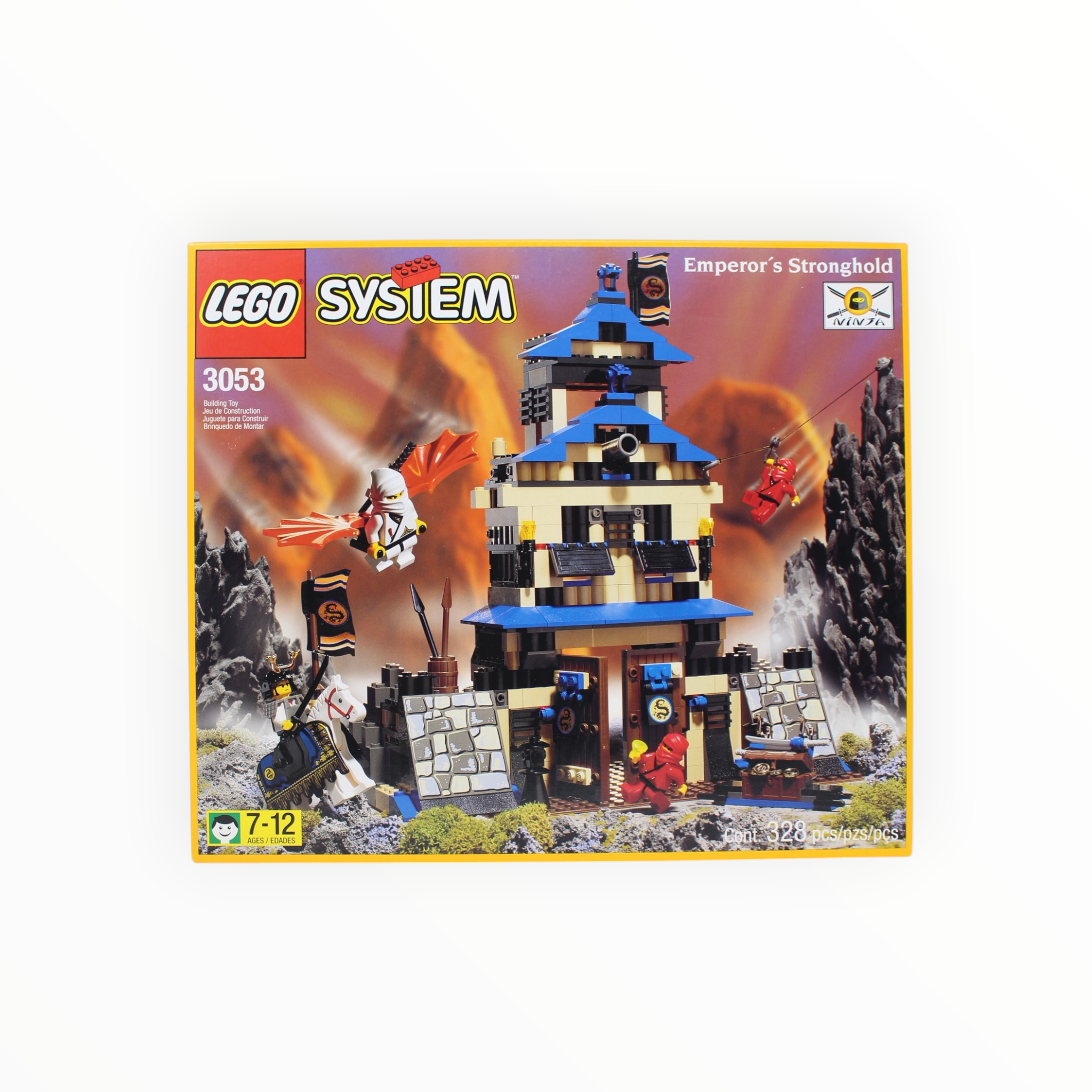 Certified Used Set 3053 Ninja Emperor’s Stronghold (open box, sealed bags)