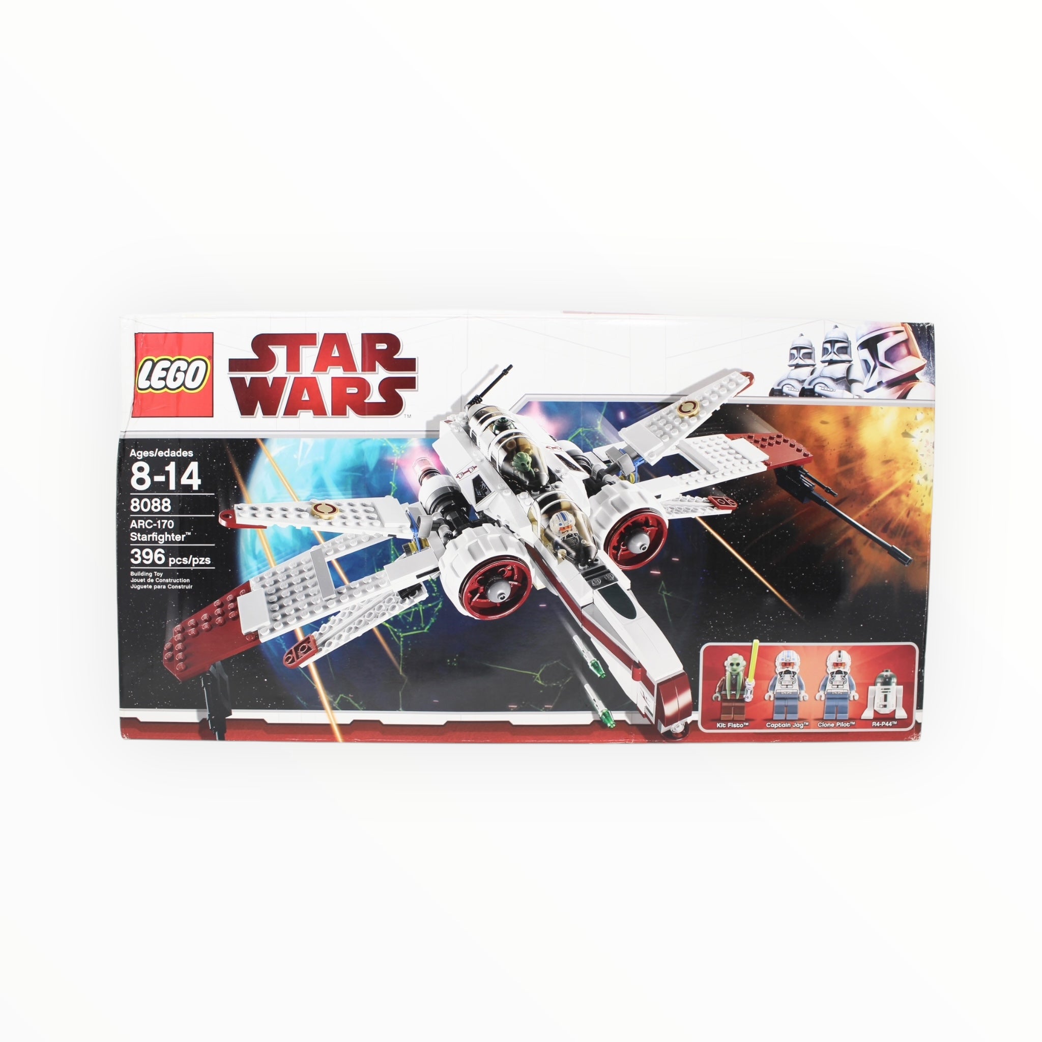 Certified Used Set 8088 Star Wars ARC-170 Starfighter