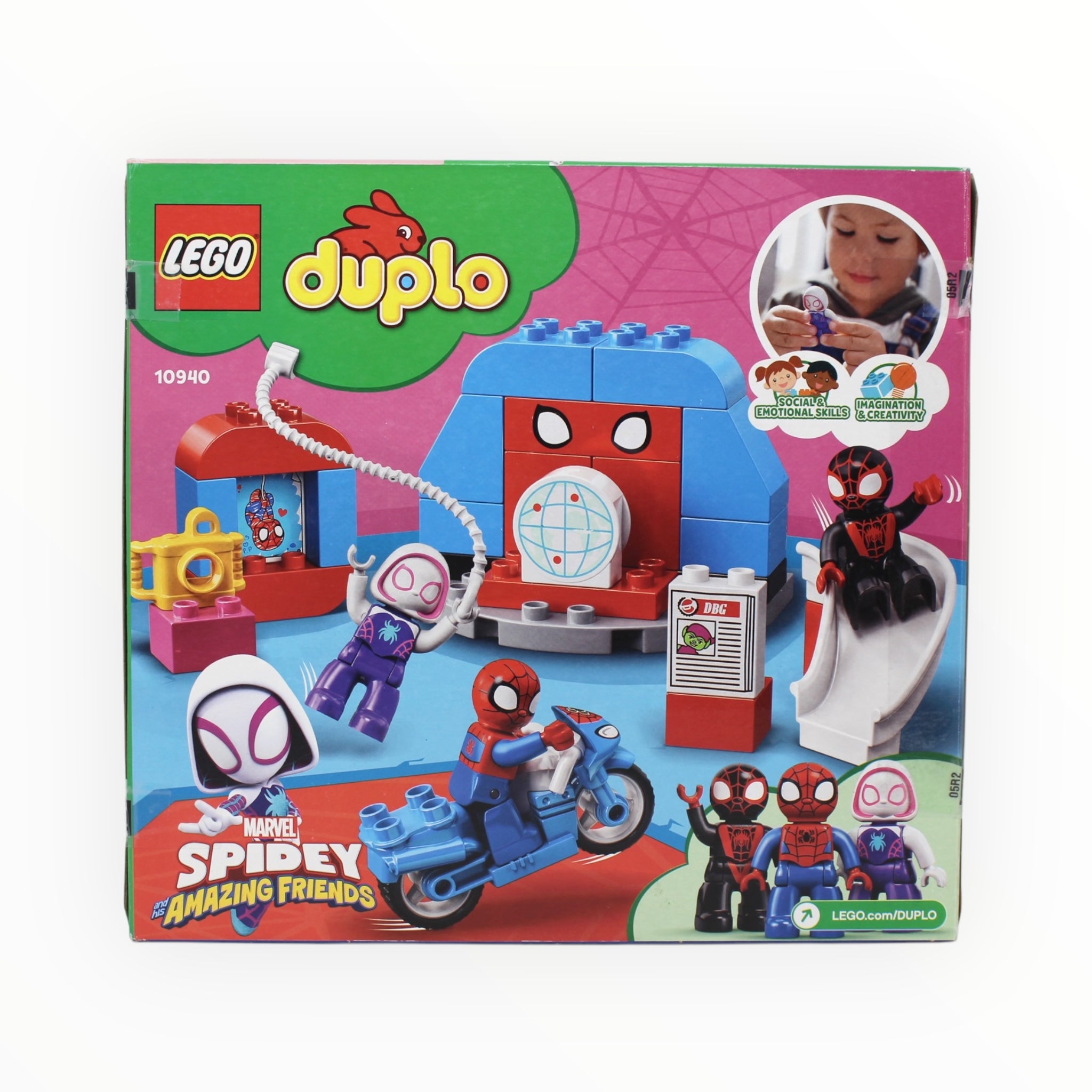 Certified Used Set 10940 Spidey and his Amazing Friends DUPLO Spider-Man Headquarters