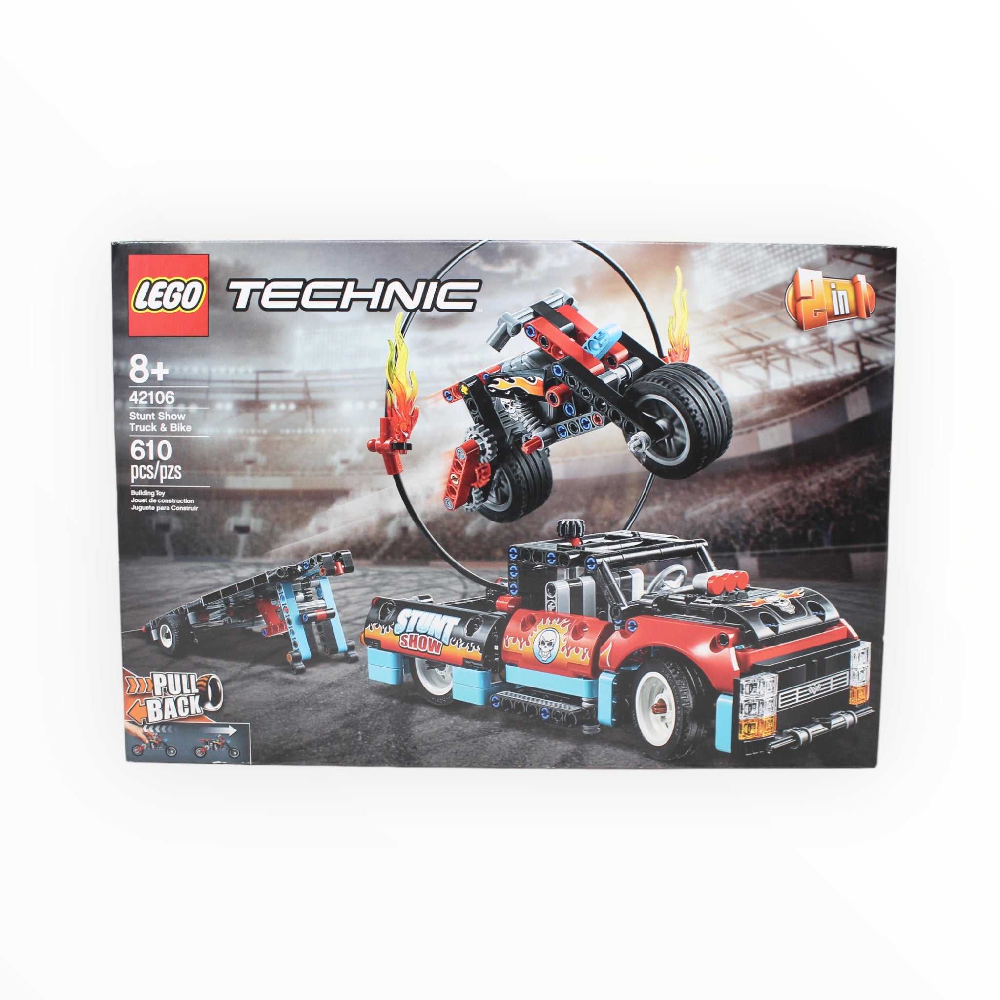 Retired Set 42106 Technic Stunt Show Truck & Bike