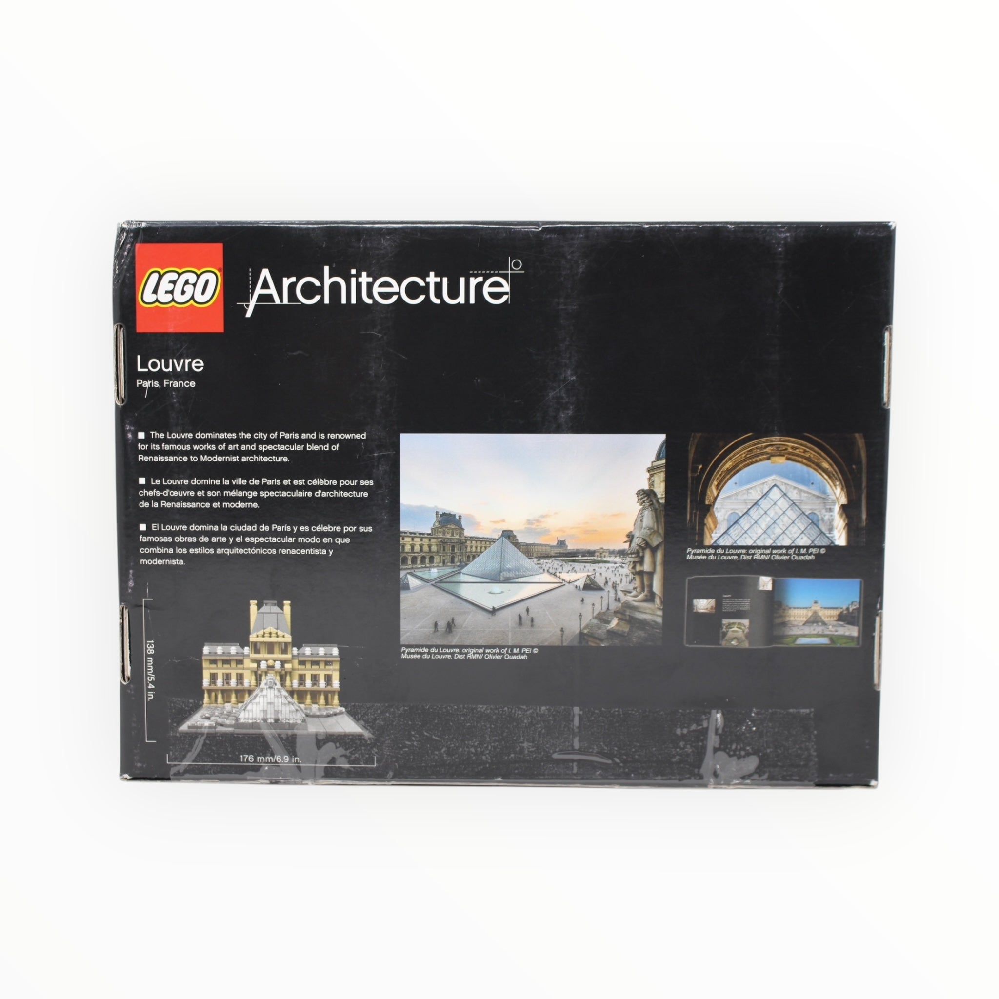 Certified Used Set 21024 Architecture Louvre (sealed bags)