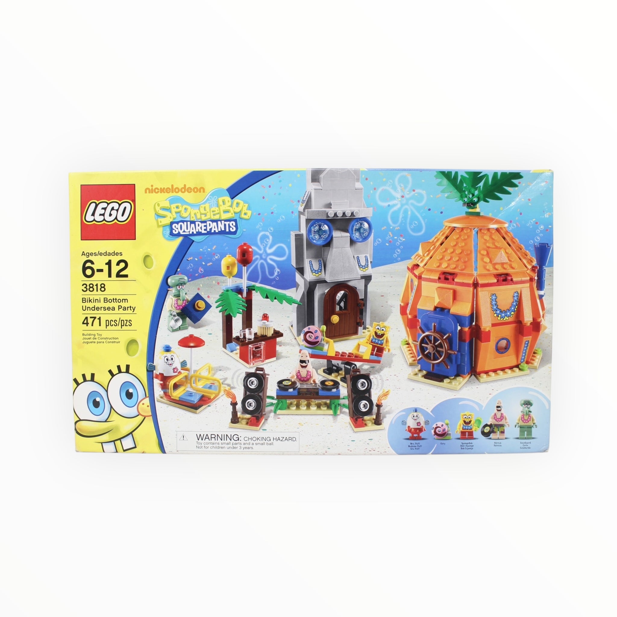 Retired Set 3818 SpongeBob SquarePants Bikini Bottom Undersea Party (slight box damage)
