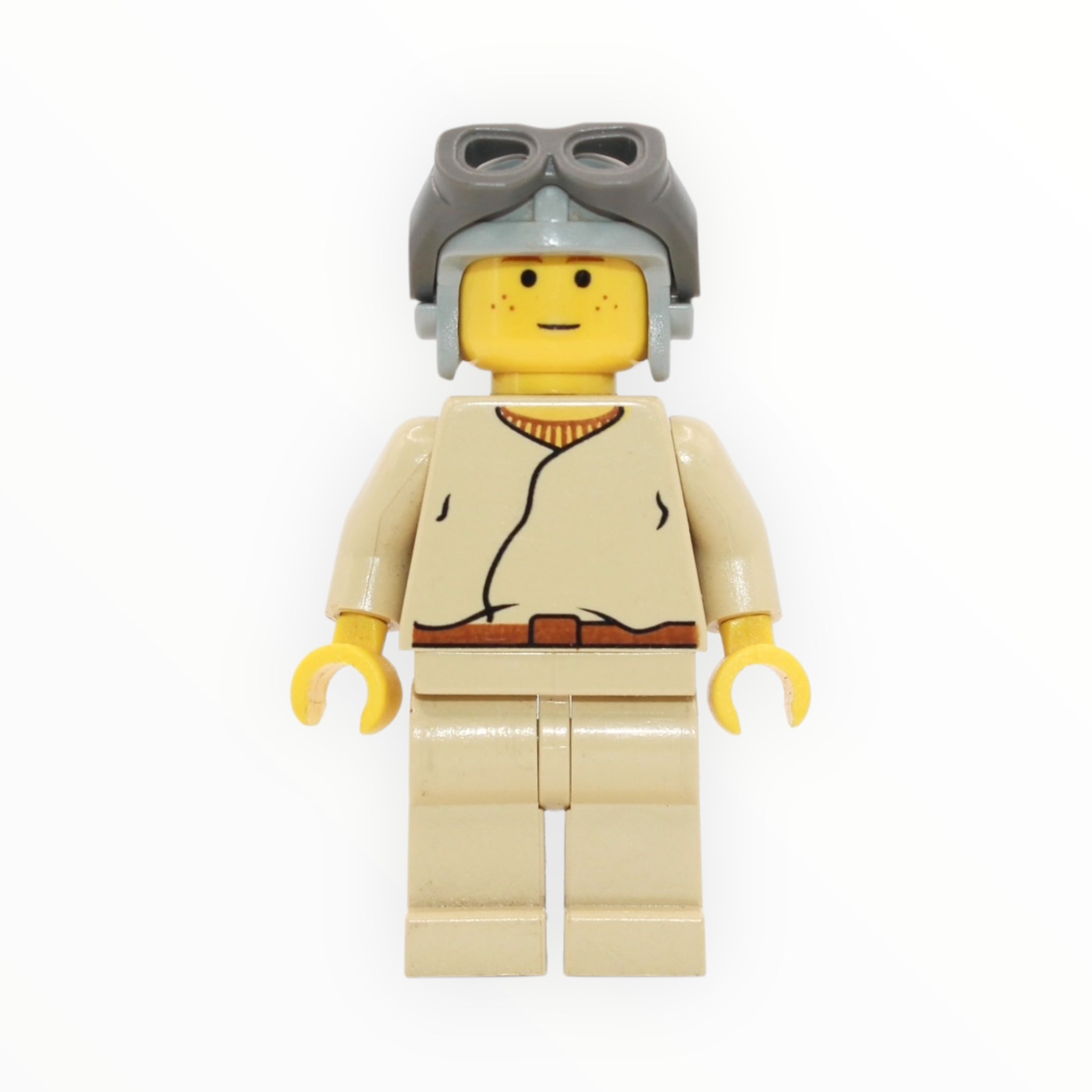 Anakin Skywalker (young, yellow skin, light gray cap, dark gray goggles, 1999)