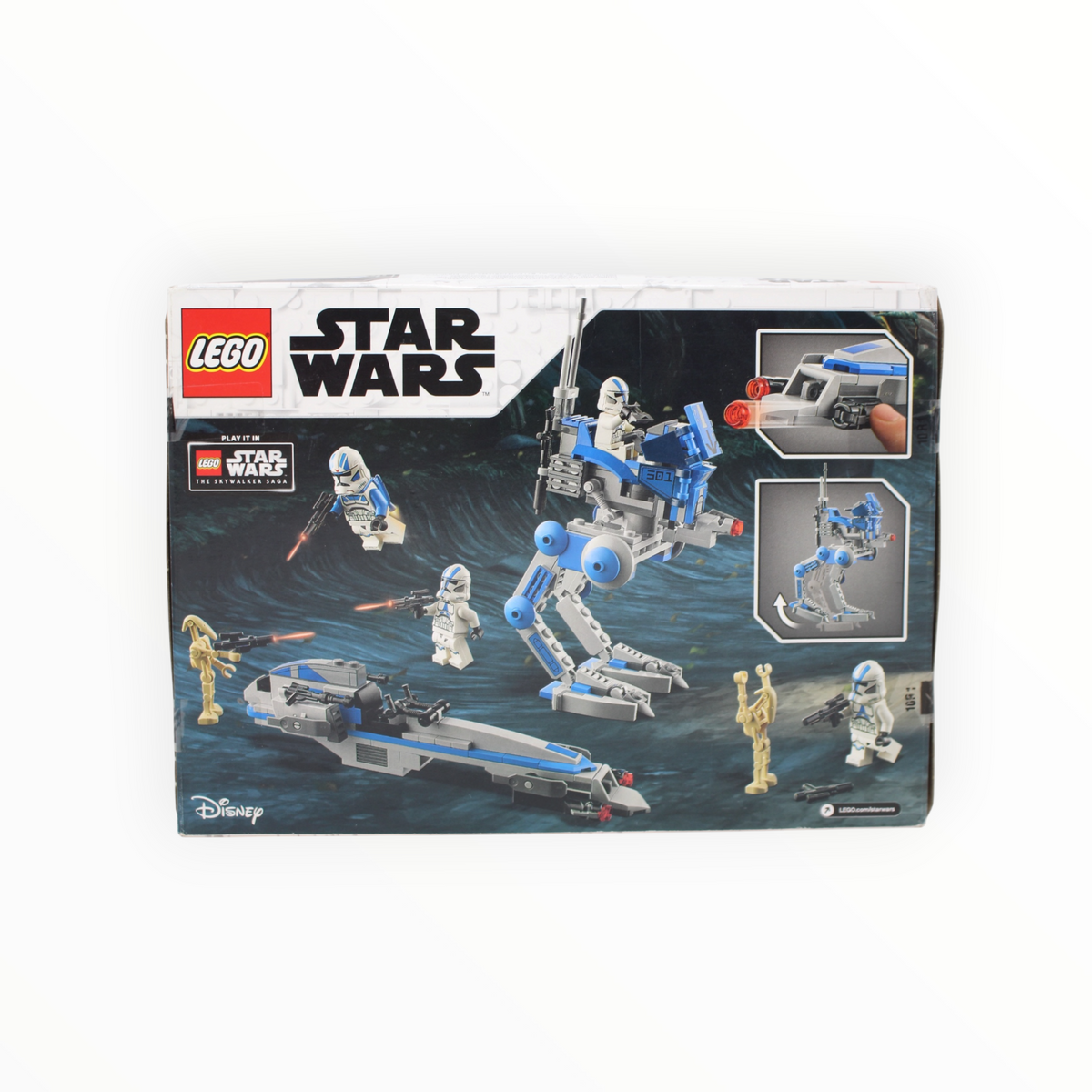 Retired Set 75280 Star Wars 501st Legion Clone Troopers (damaged box)