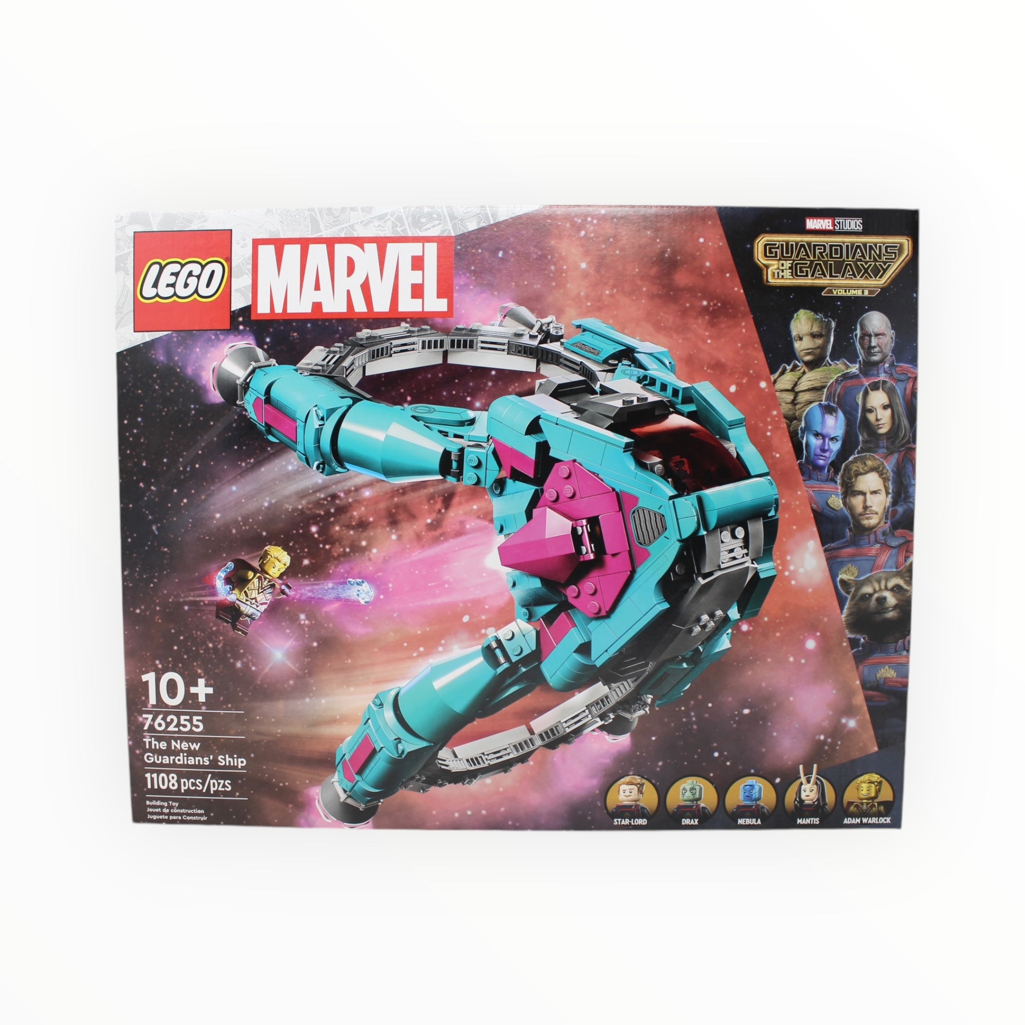 Retired Set 76255 Guardians of the Galaxy Vol. 3 The New Guardians’ Ship