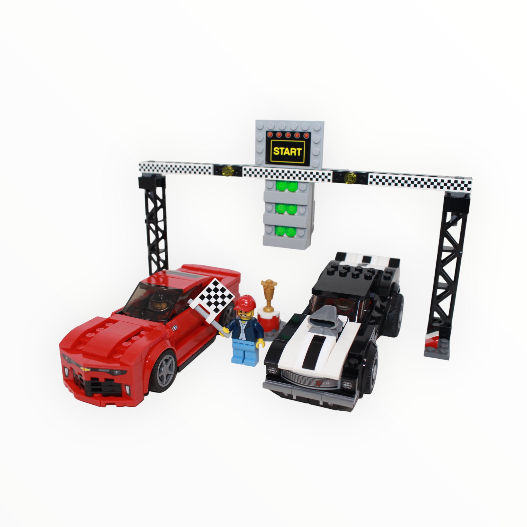 Used Set 75874 Speed Champions Chevrolet Camaro Drag Race