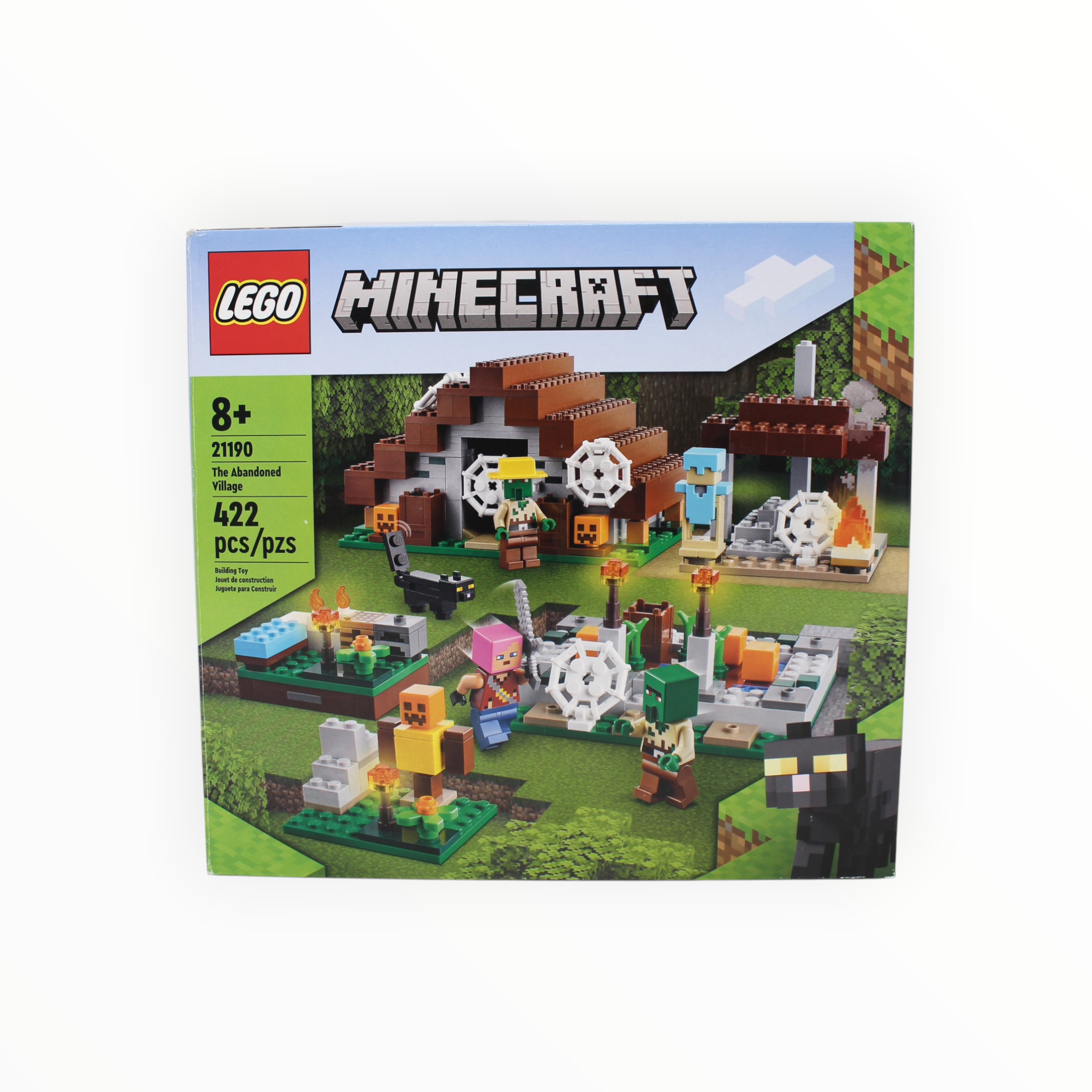 Certified Used Set 21190 Minecraft The Abandoned Village (some box damage)