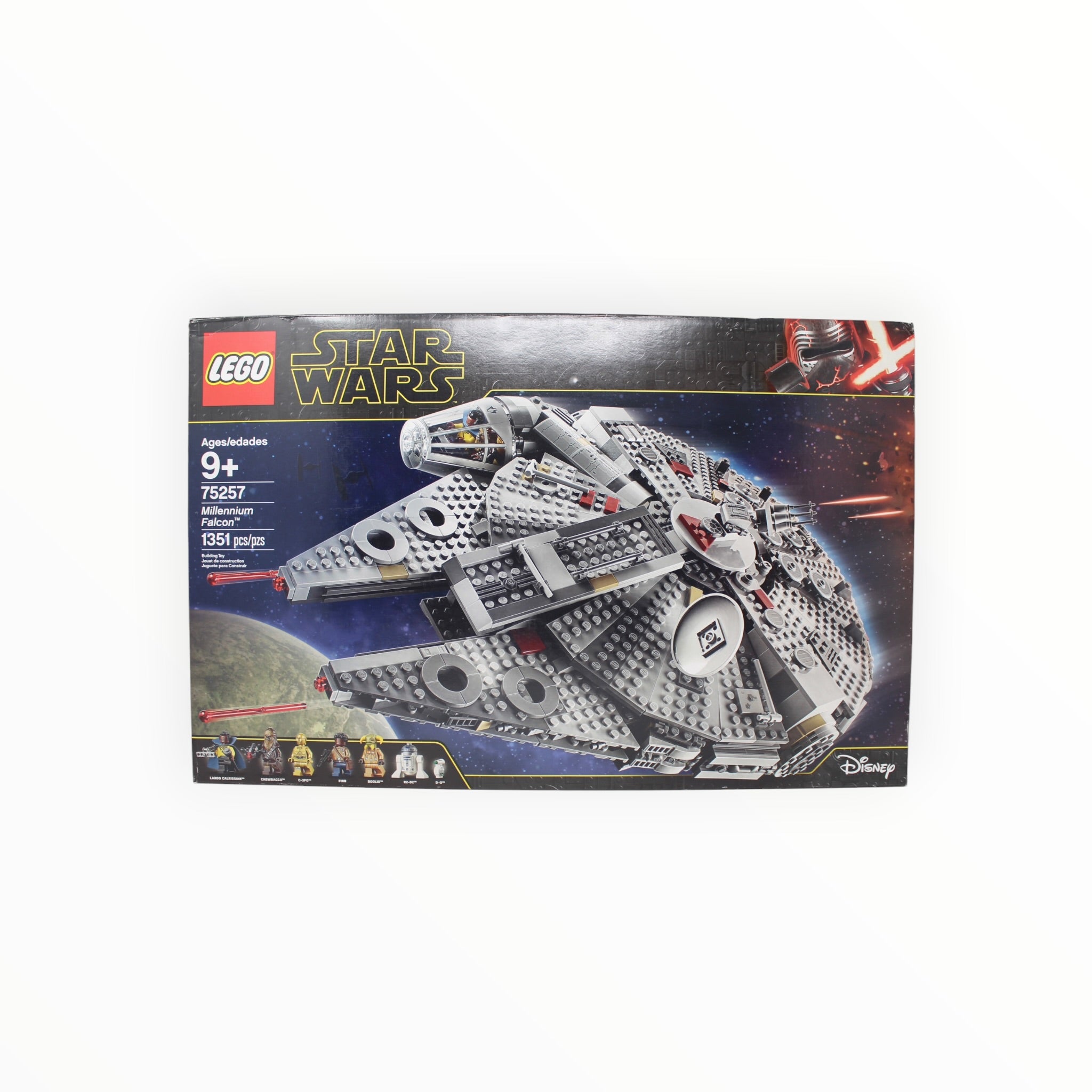 Retired Set 75257 Star Wars Millennium Falcon (2019, some box damage)