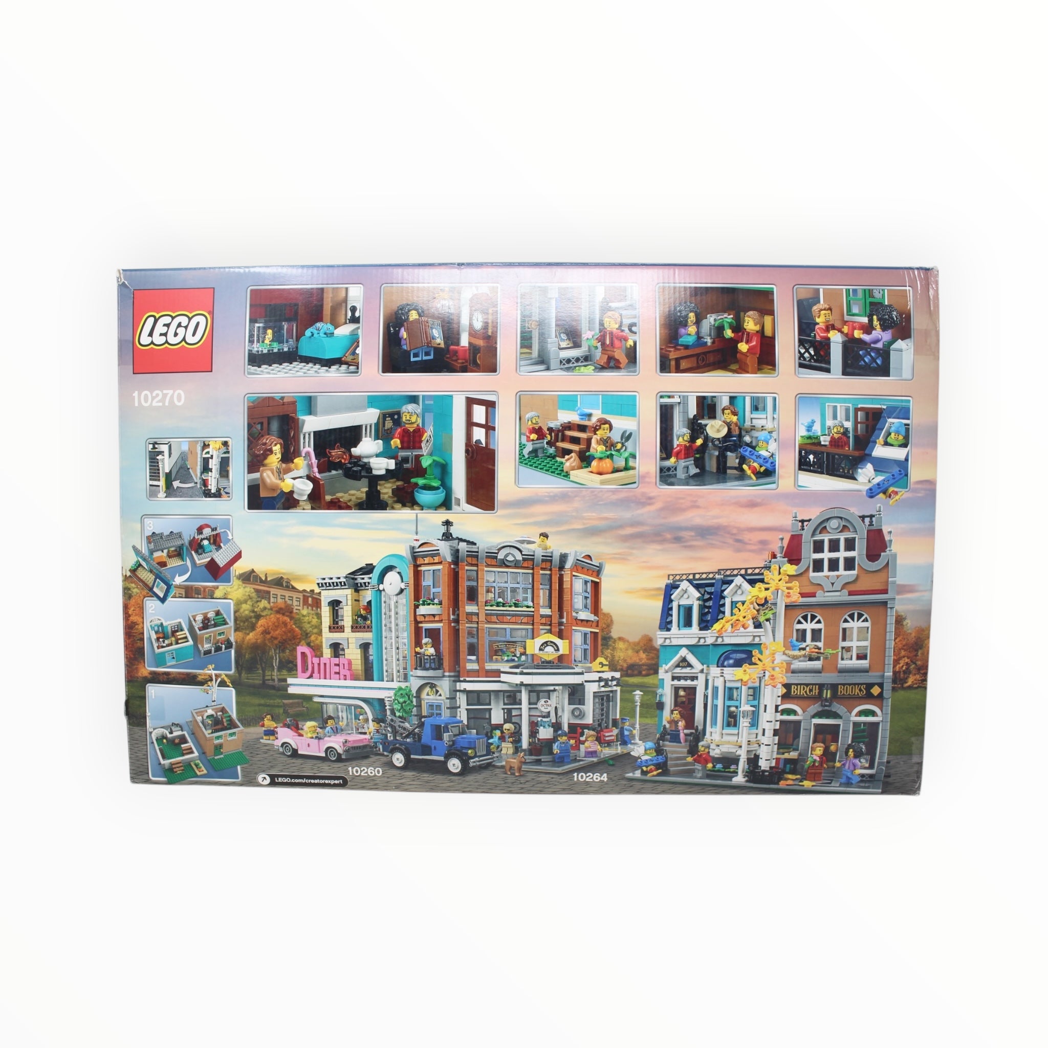 Certified Used Set 10270 Creator Bookshop (Bags 5-8 sealed, box damaged)