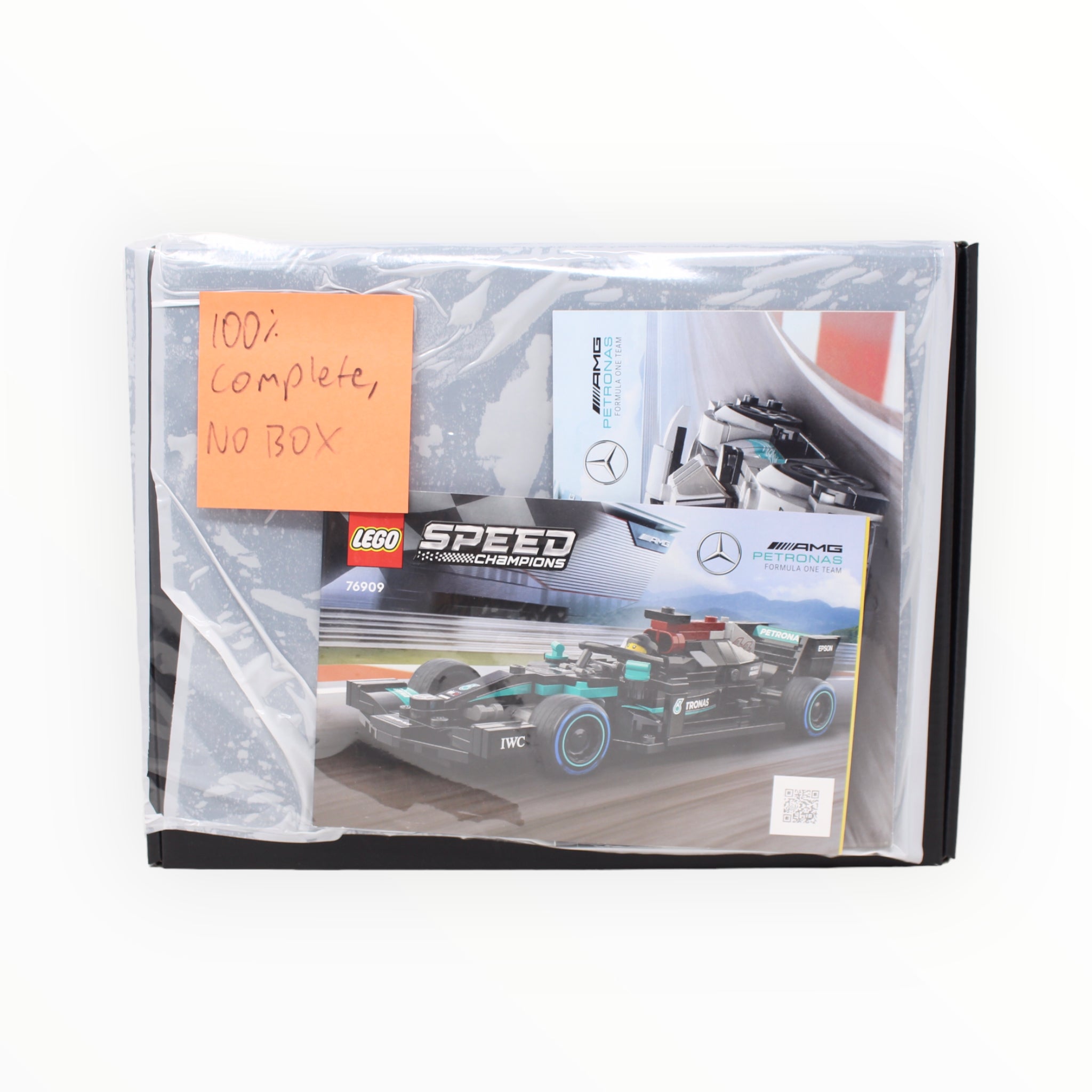 Certified Used Set 76909 Speed Champions Mercedes-AMG F1 W12 E Performance & Mercedes-AMG Project One (no box)