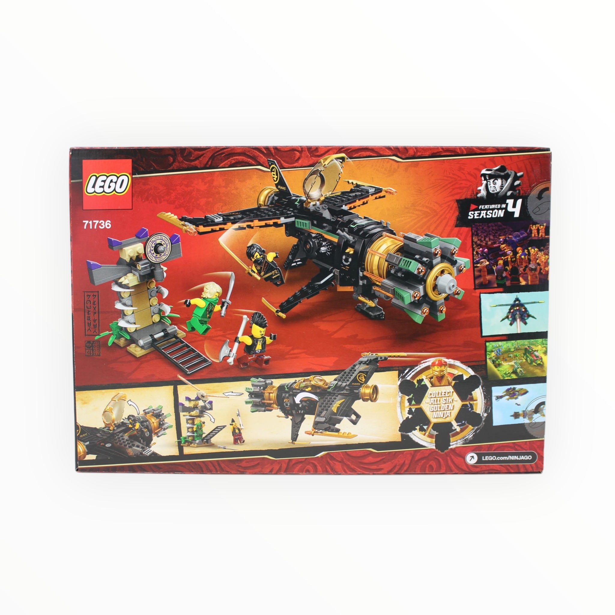 Retired Set 71736 Ninjago Boulder Blaster