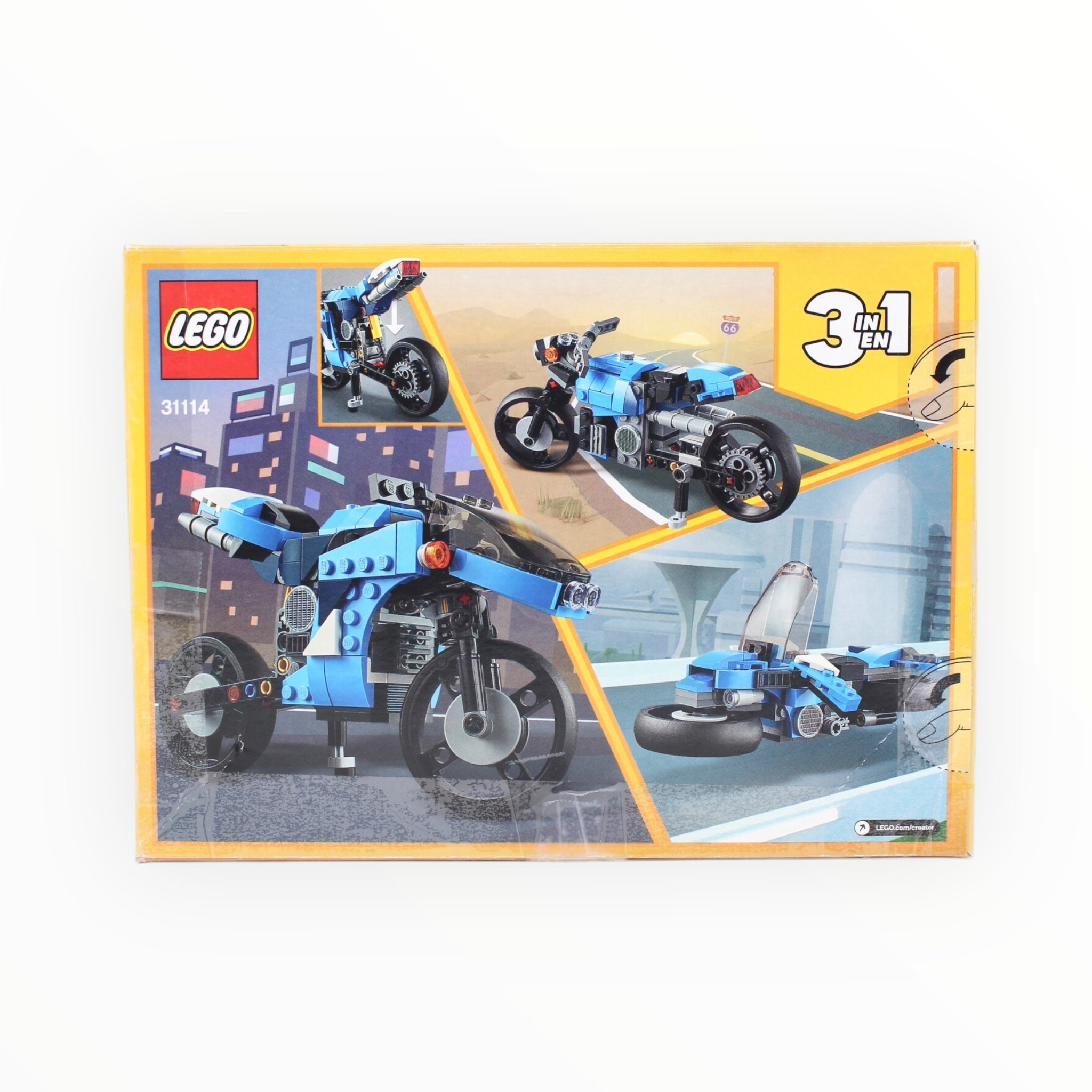 Certified Used Set 31114 Creator Superbike