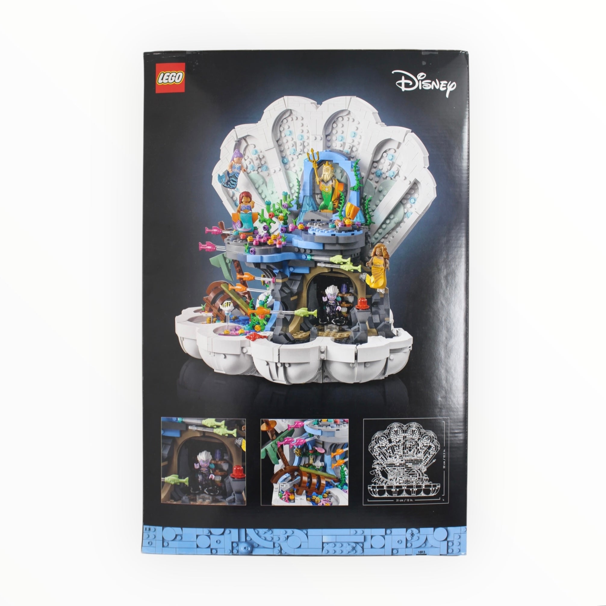 Retired Set 43225 Disney The Little Mermaid Royal Clamshell