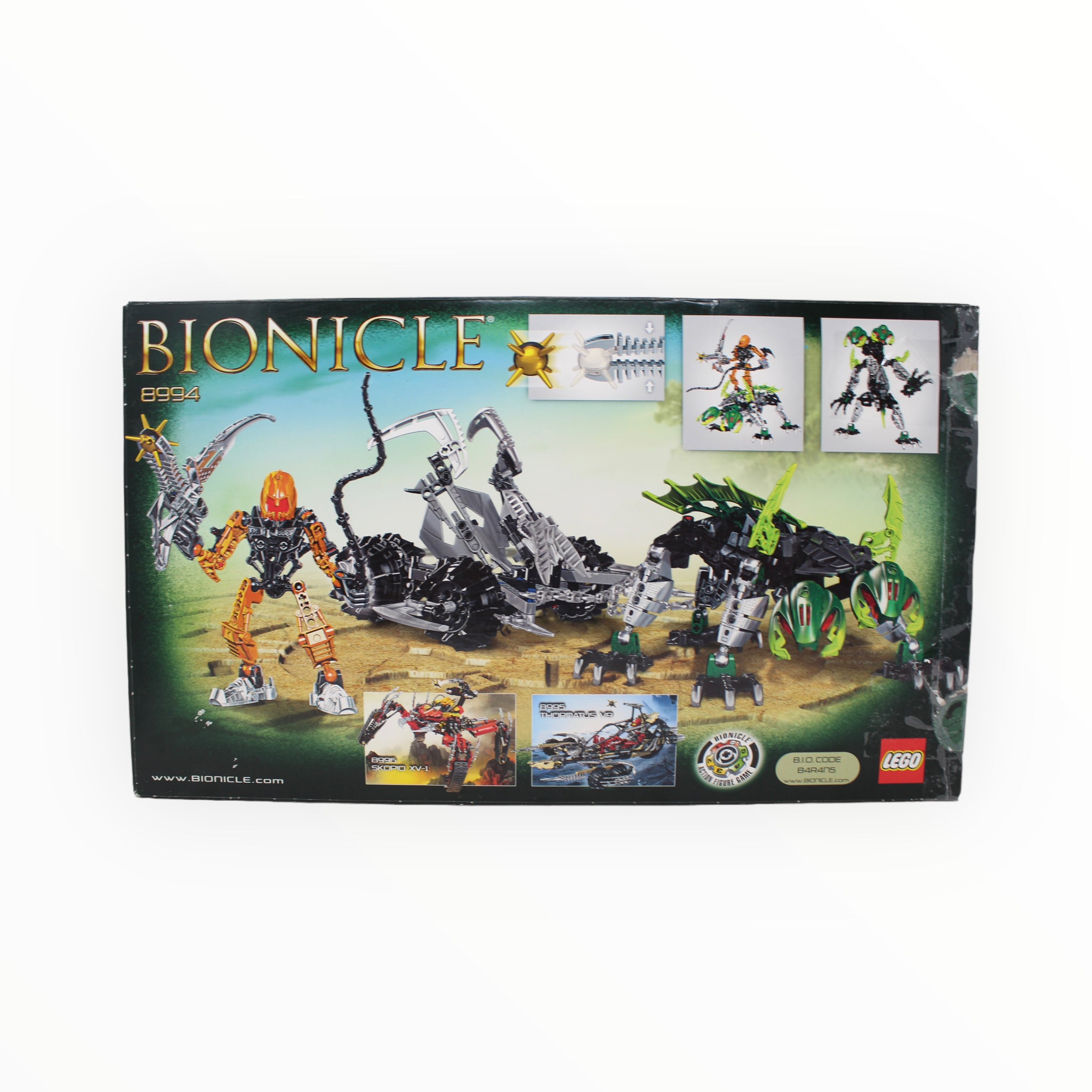 Certified Used Set 8994 Bionicle Baranus V7