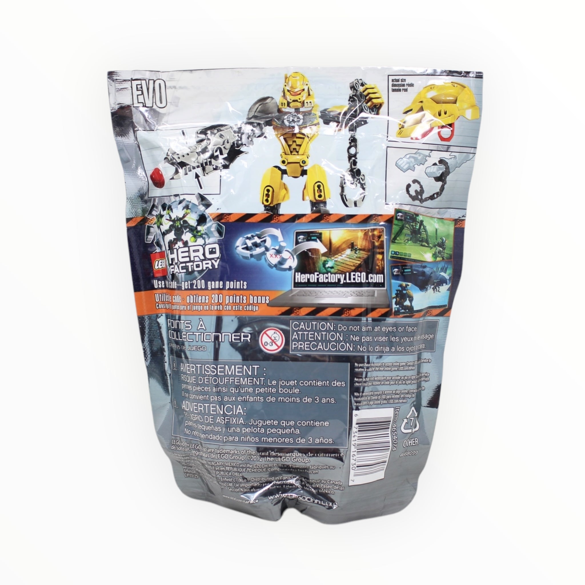 Certified Used Set 6200 Hero Factory Evo