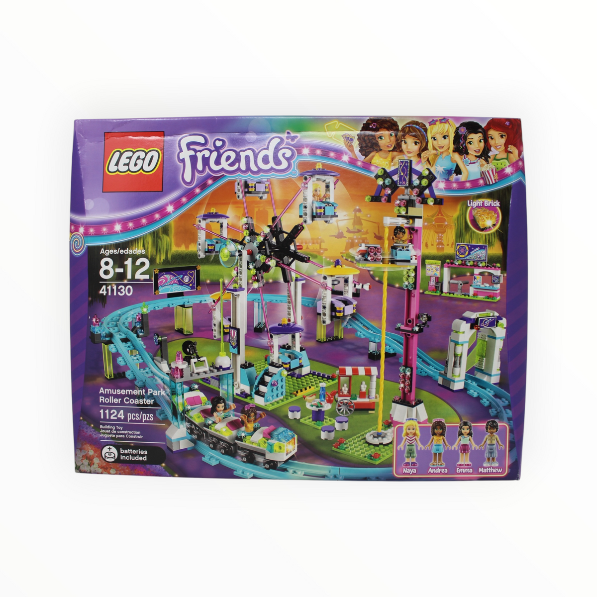Retired Set 41130 Friends Amusement Park Roller Coaster (damaged box)