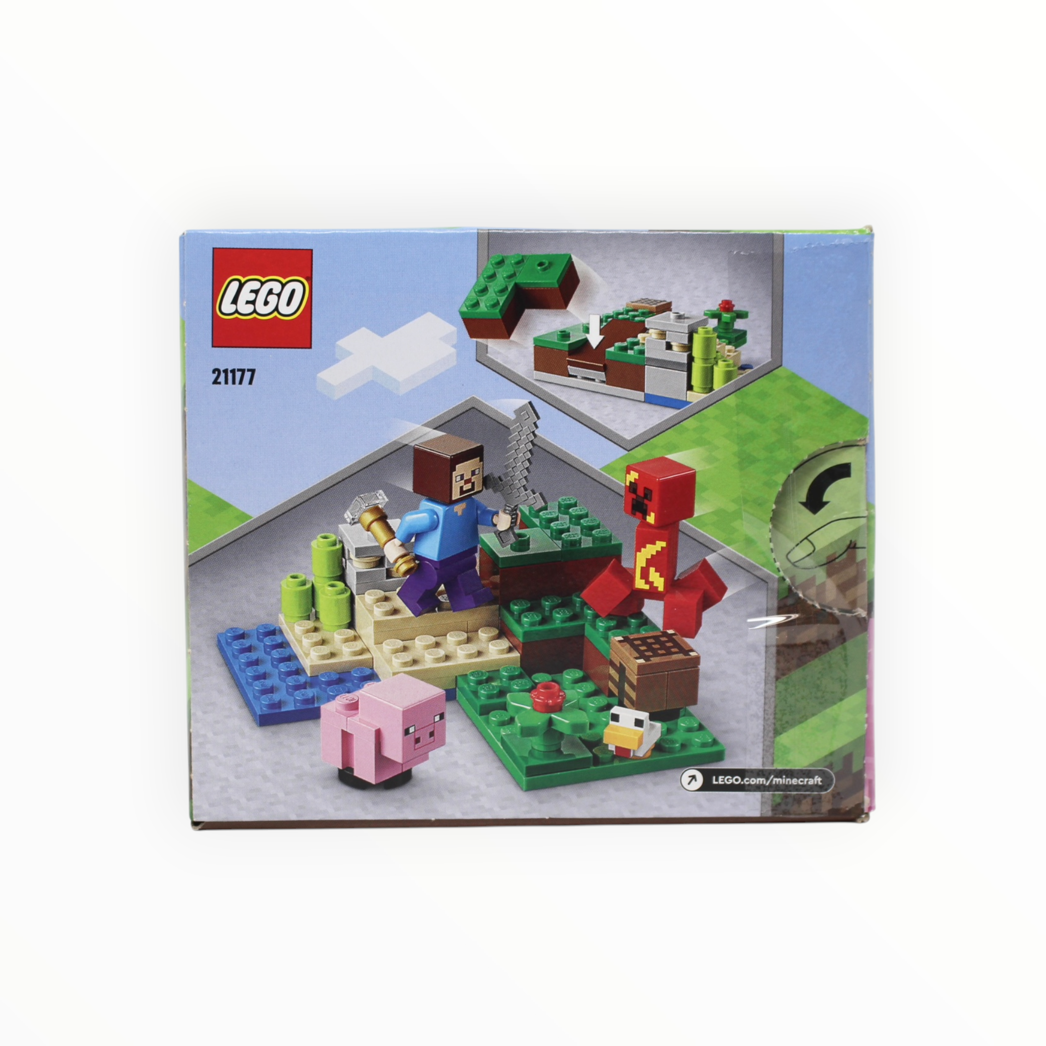 Certified Used Set 21177 Minecraft The Creeper Ambush