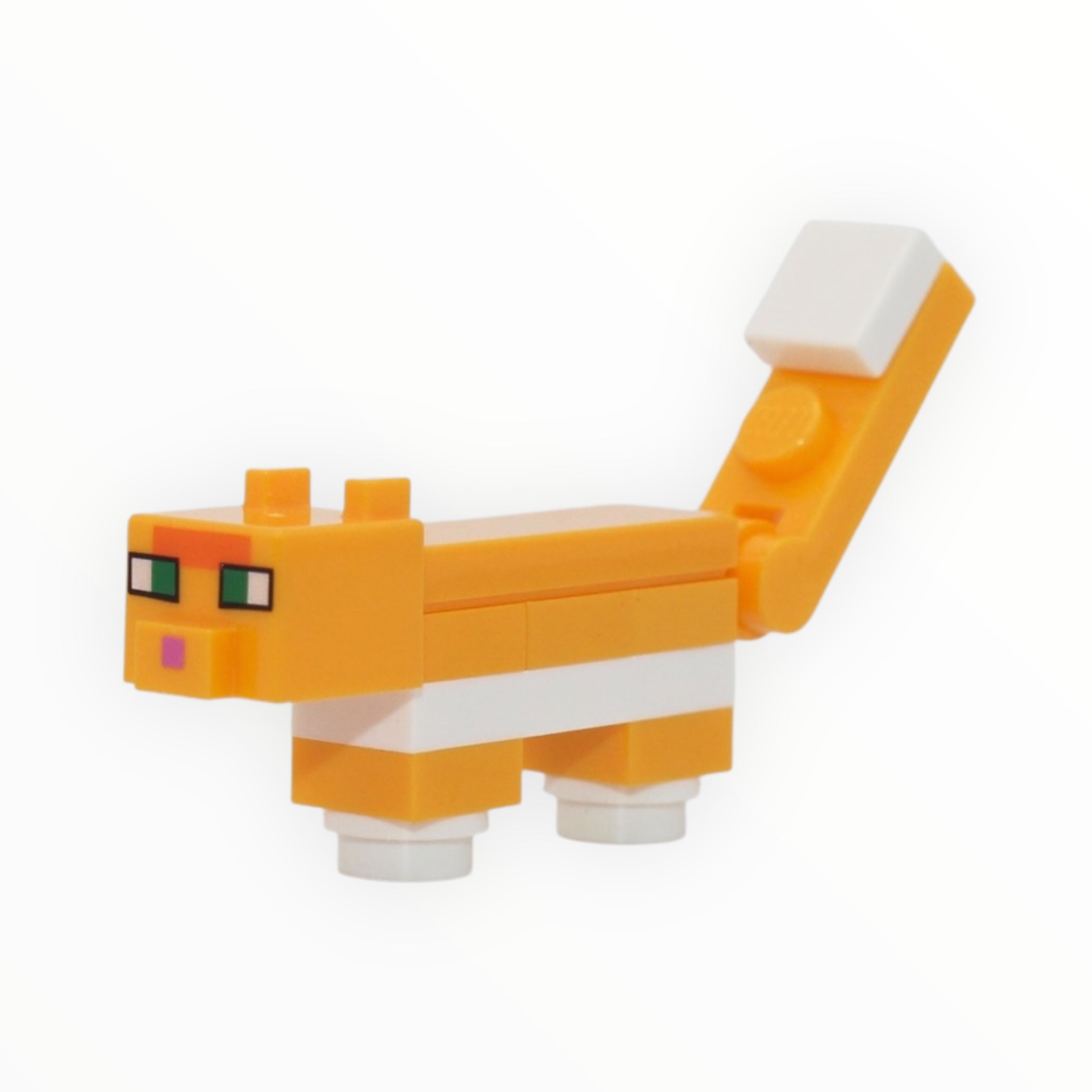 Minecraft Cat (bright light orange)