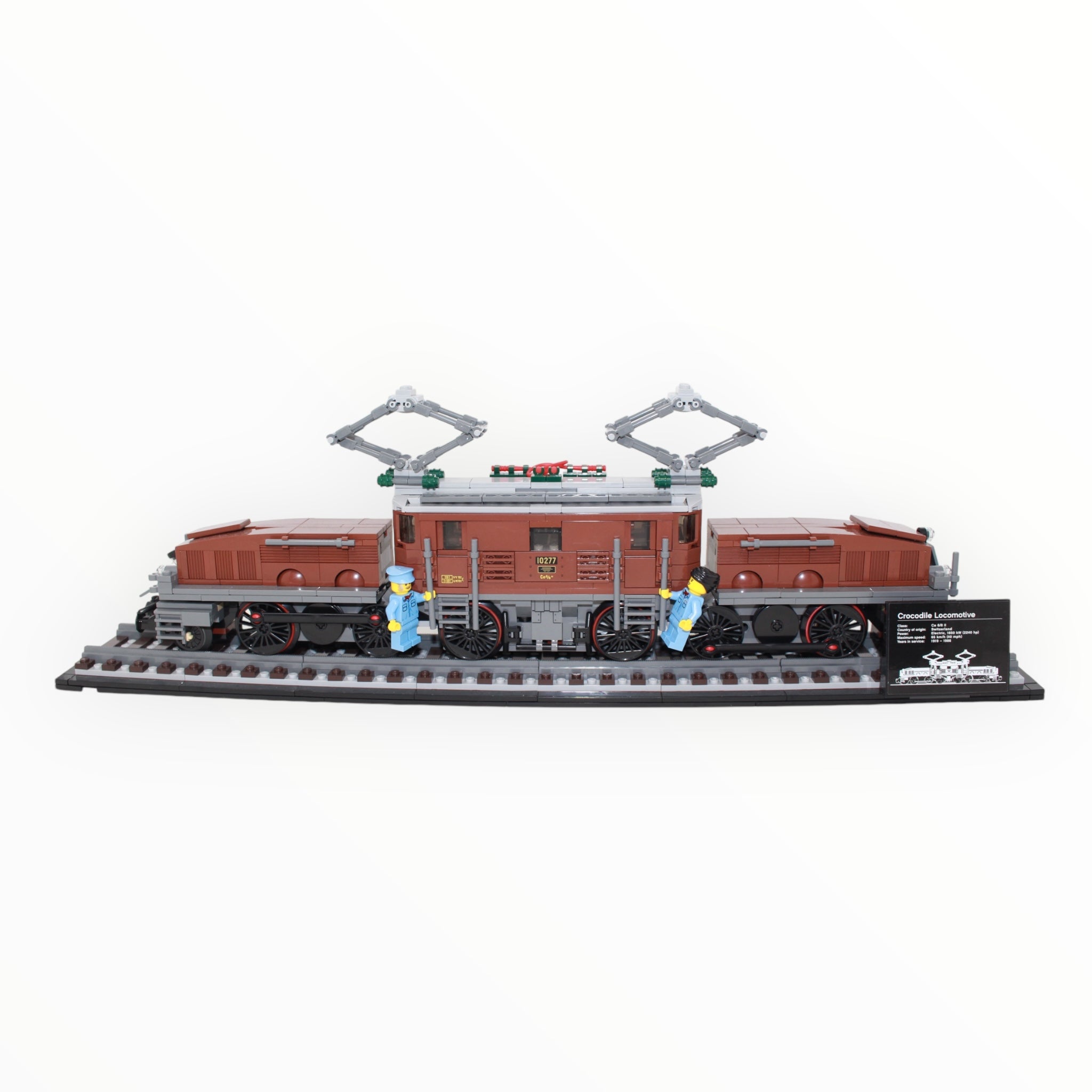 Used Set 10277 LEGO Crocodile Locomotive