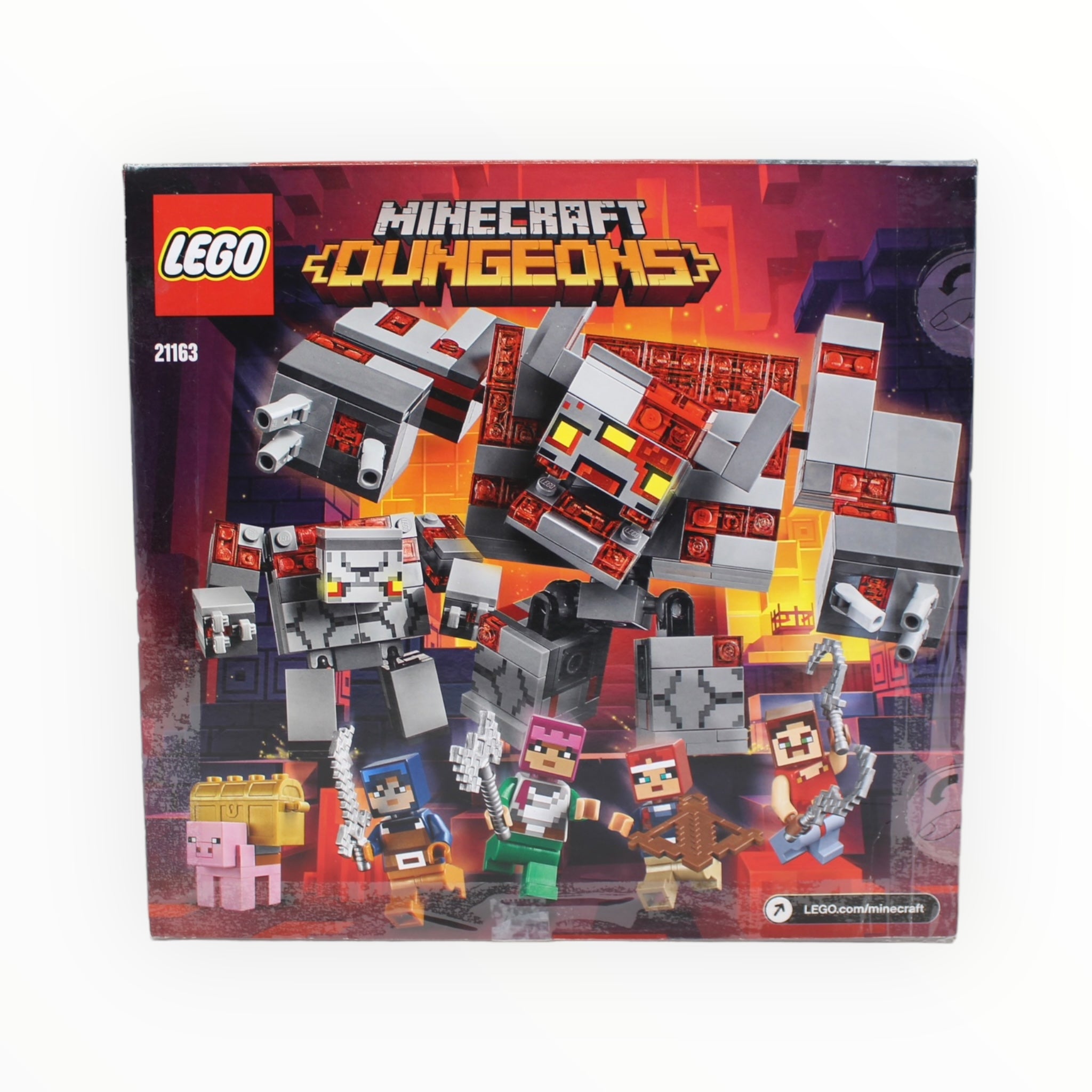 Certified Used Set 21163 Minecraft Dungeons The Redstone Battle