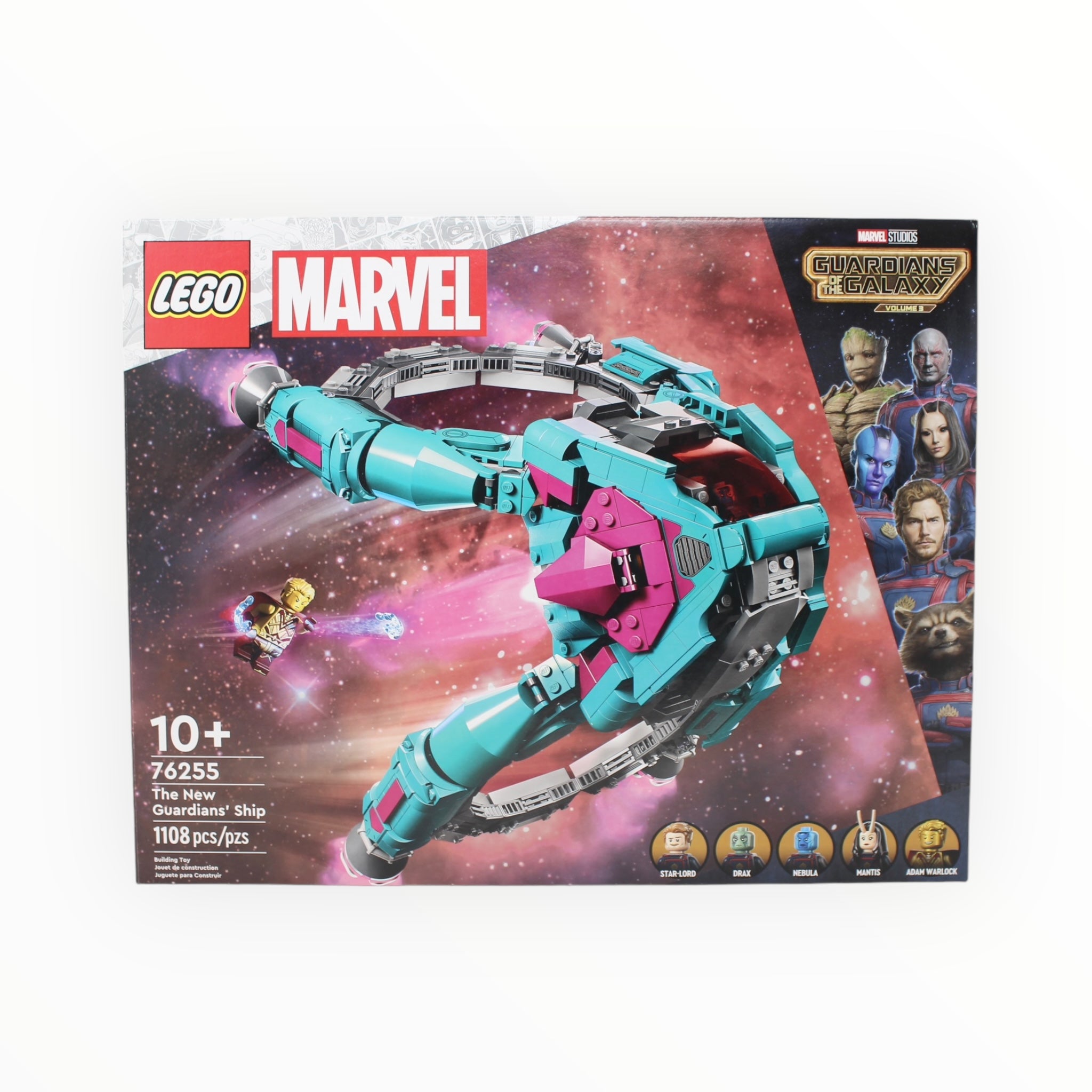 Certified Used Set 76255 Guardians of the Galaxy Vol. 3 The New Guardians’ Ship