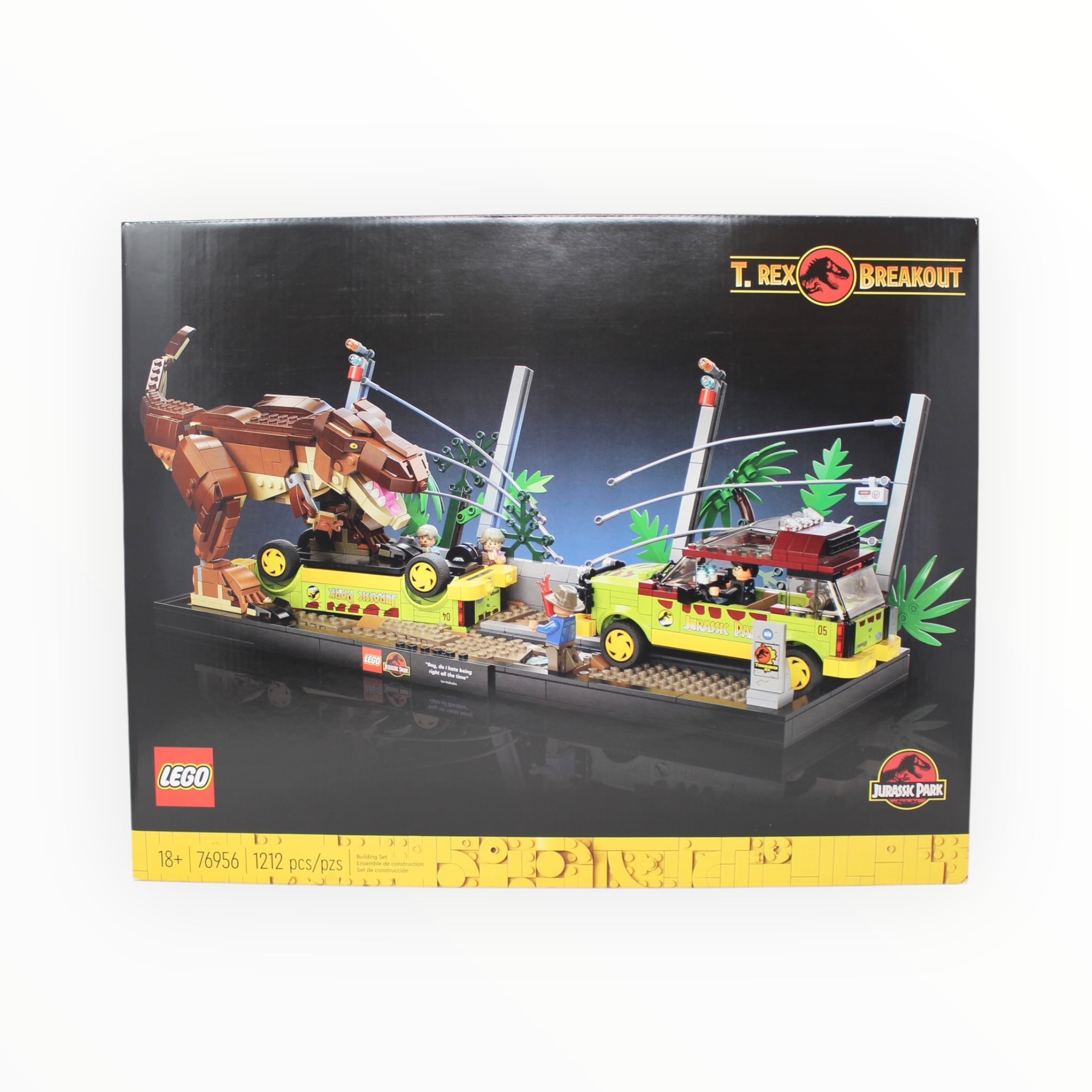 Retired Set 76956 Jurassic Park T. rex Breakout