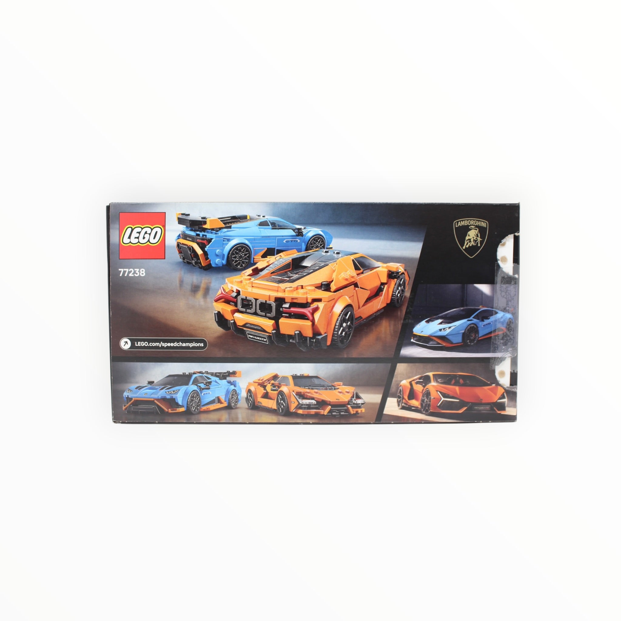 Certified Used Set 77238 Speed Champions Lamborghini Revuelto & Lamborghini Huracán STO