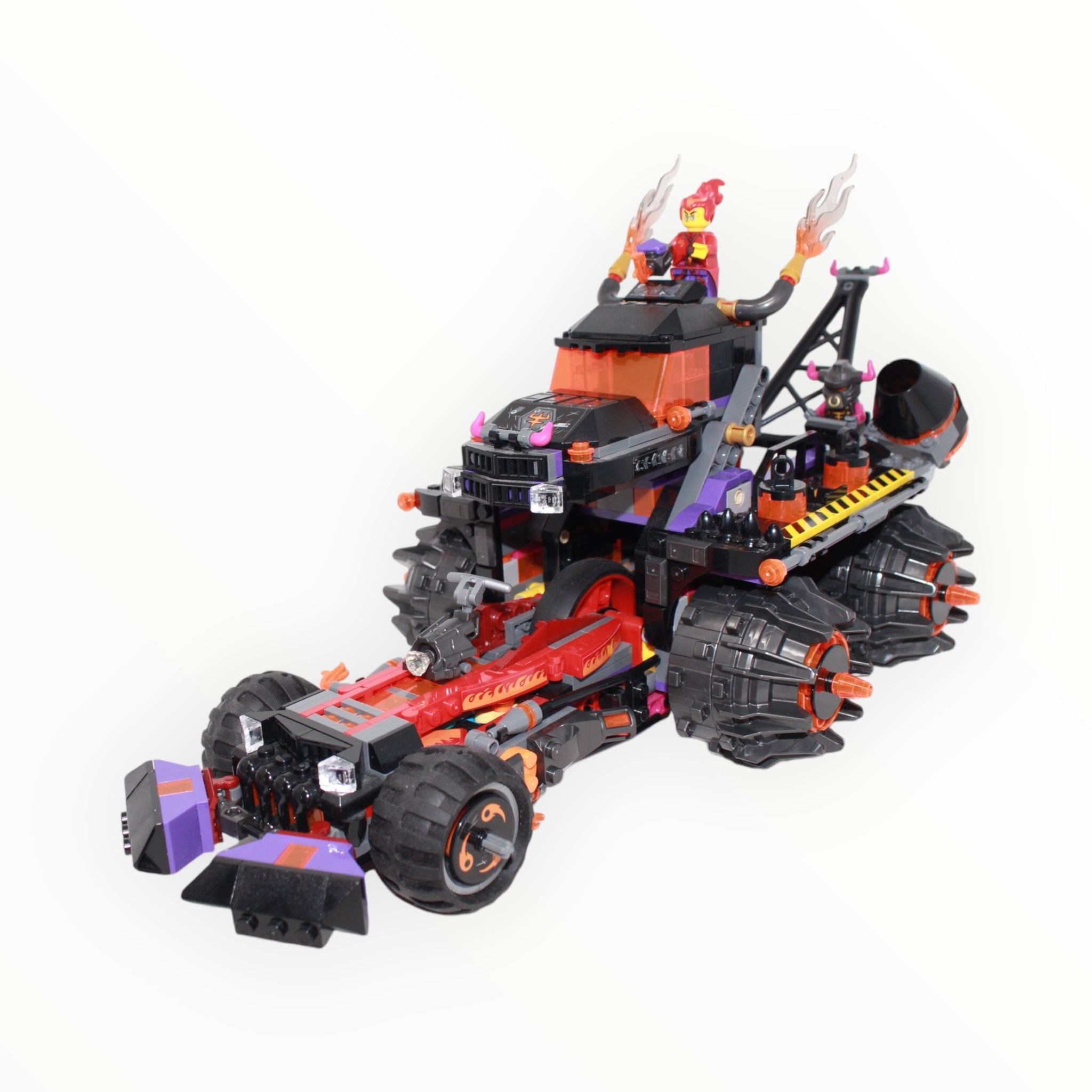 Used Set 80011 Monkie Kid Red Son’s Inferno Truck