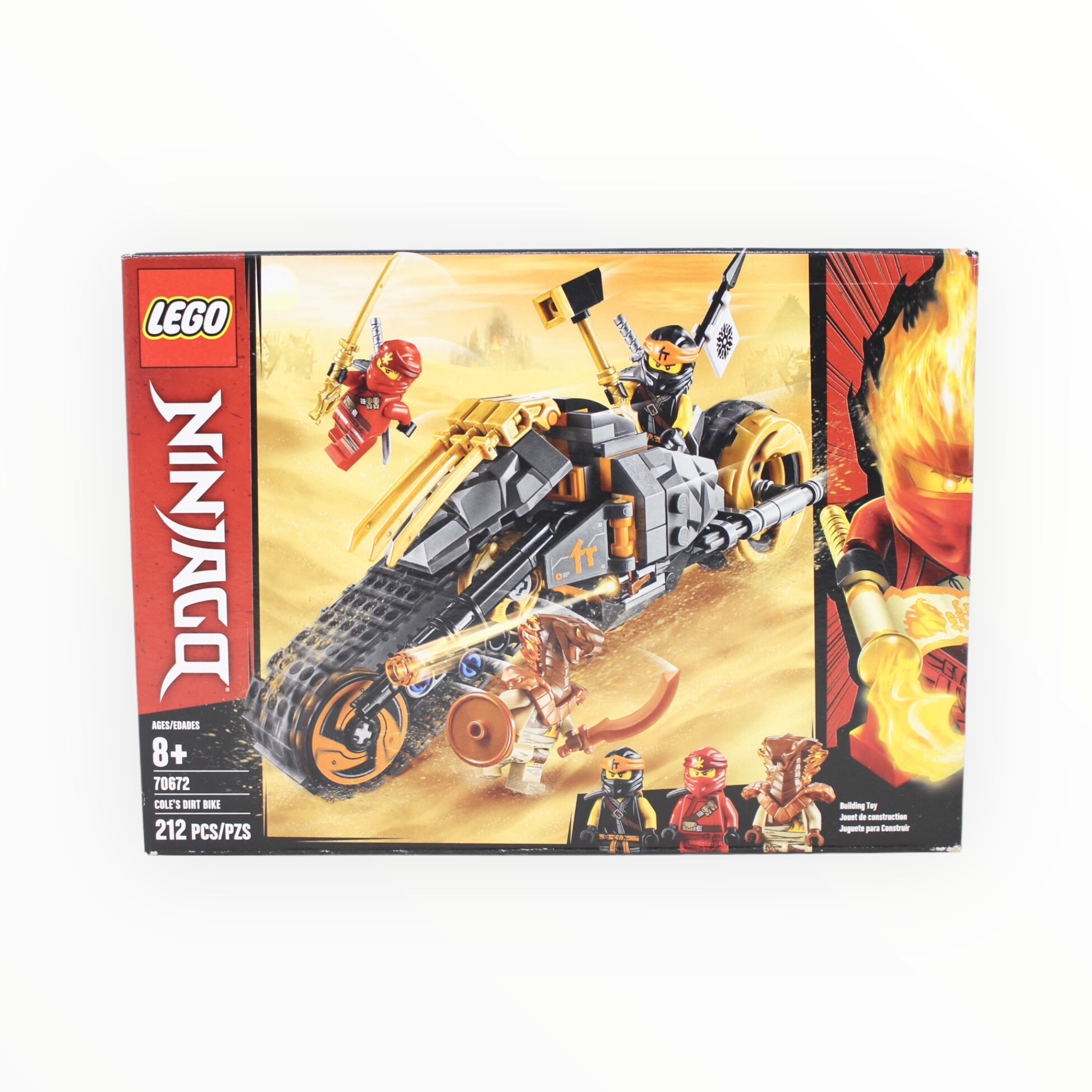 Retired Set 70672 Ninjago Cole’s Dirt Bike