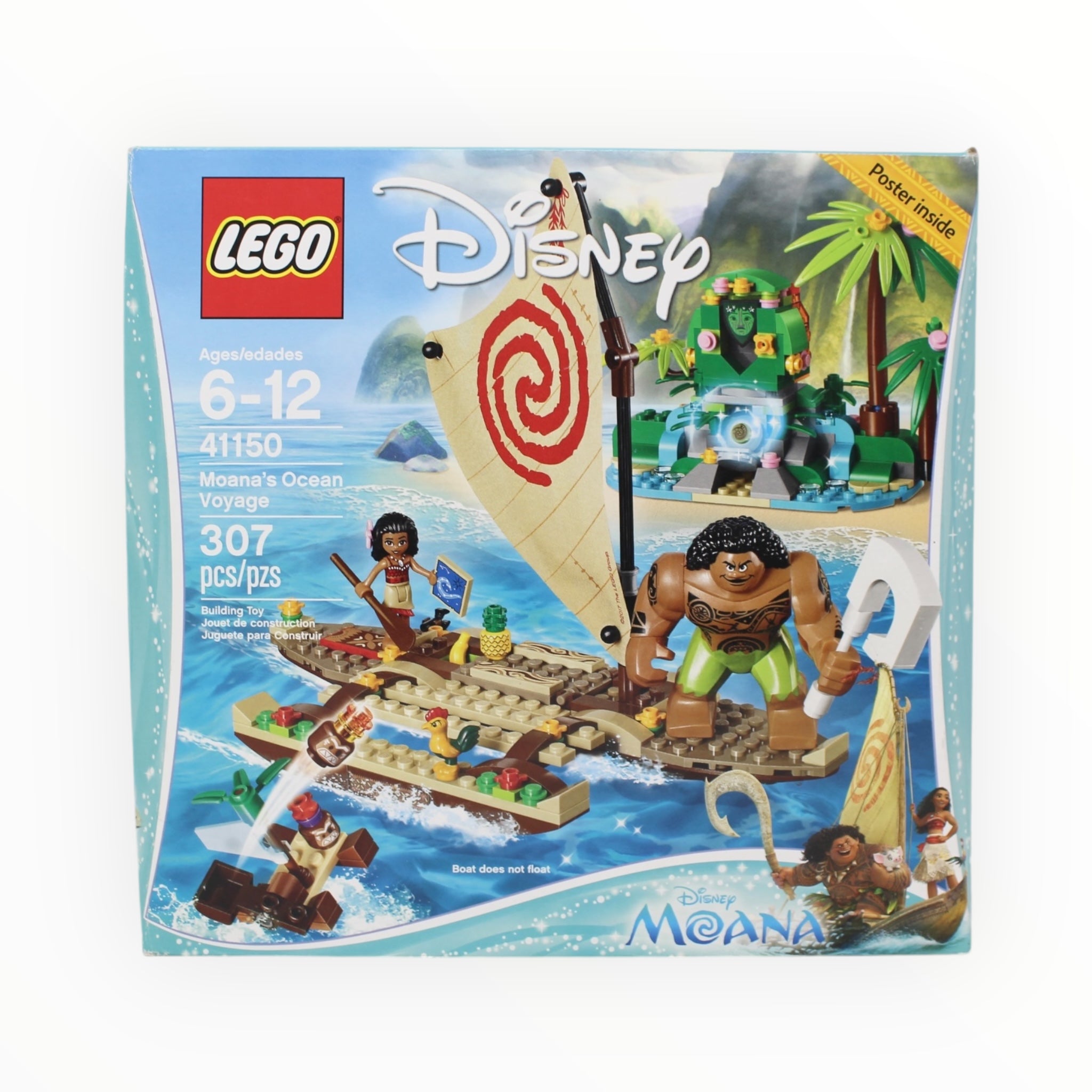 Certified Used Set 41150 Disney Moana’s Ocean Voyage (open box, sealed bags)