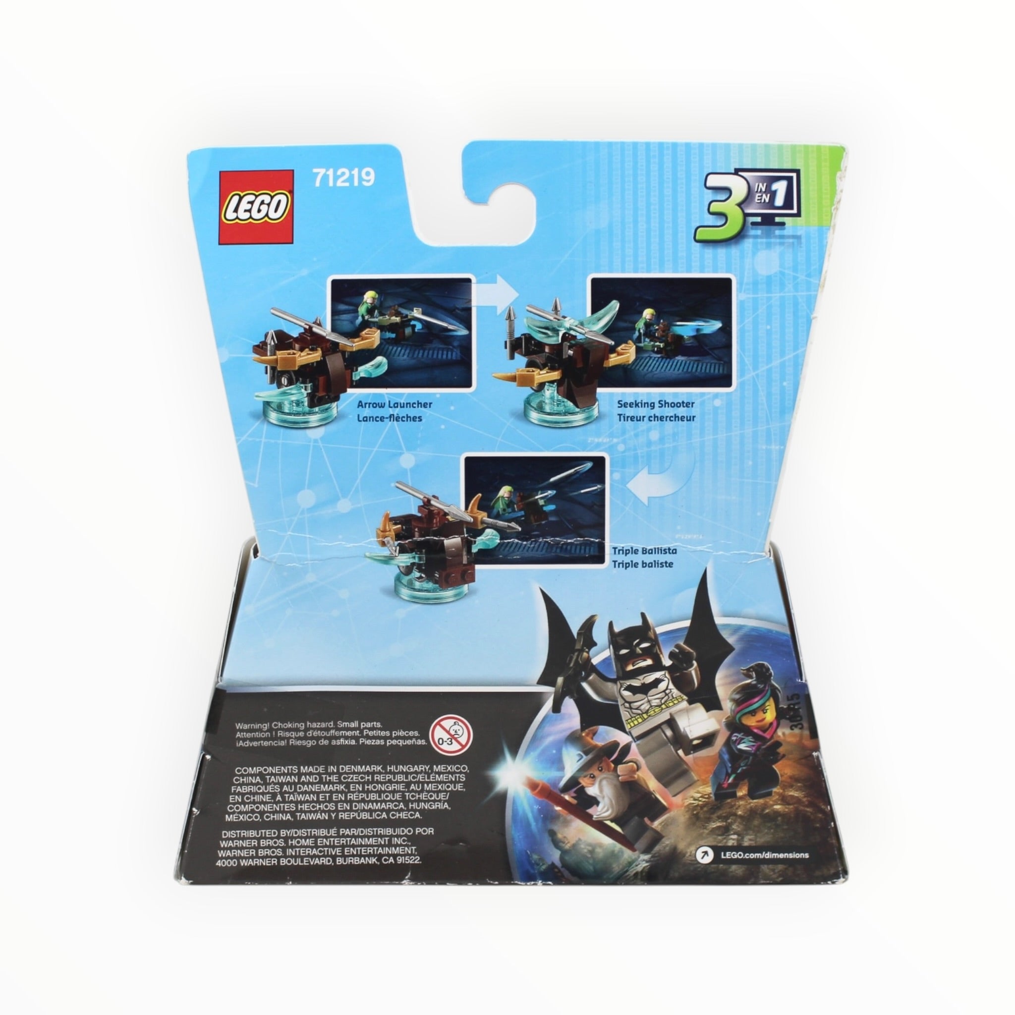 Retired Set 71219 Dimensions Fun Pack - The Lord of the Rings Legolas and Arrow Launcher (some box damage)