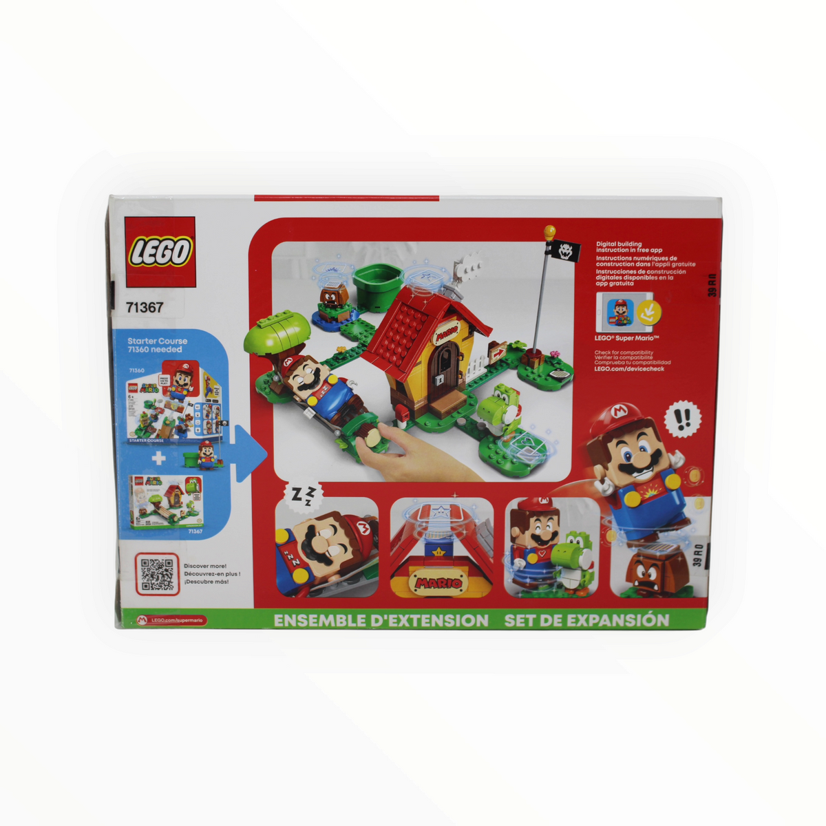 Certified Used Set 71367 Super Mario Marios House & Yoshi Expansion Set (slight box damage)