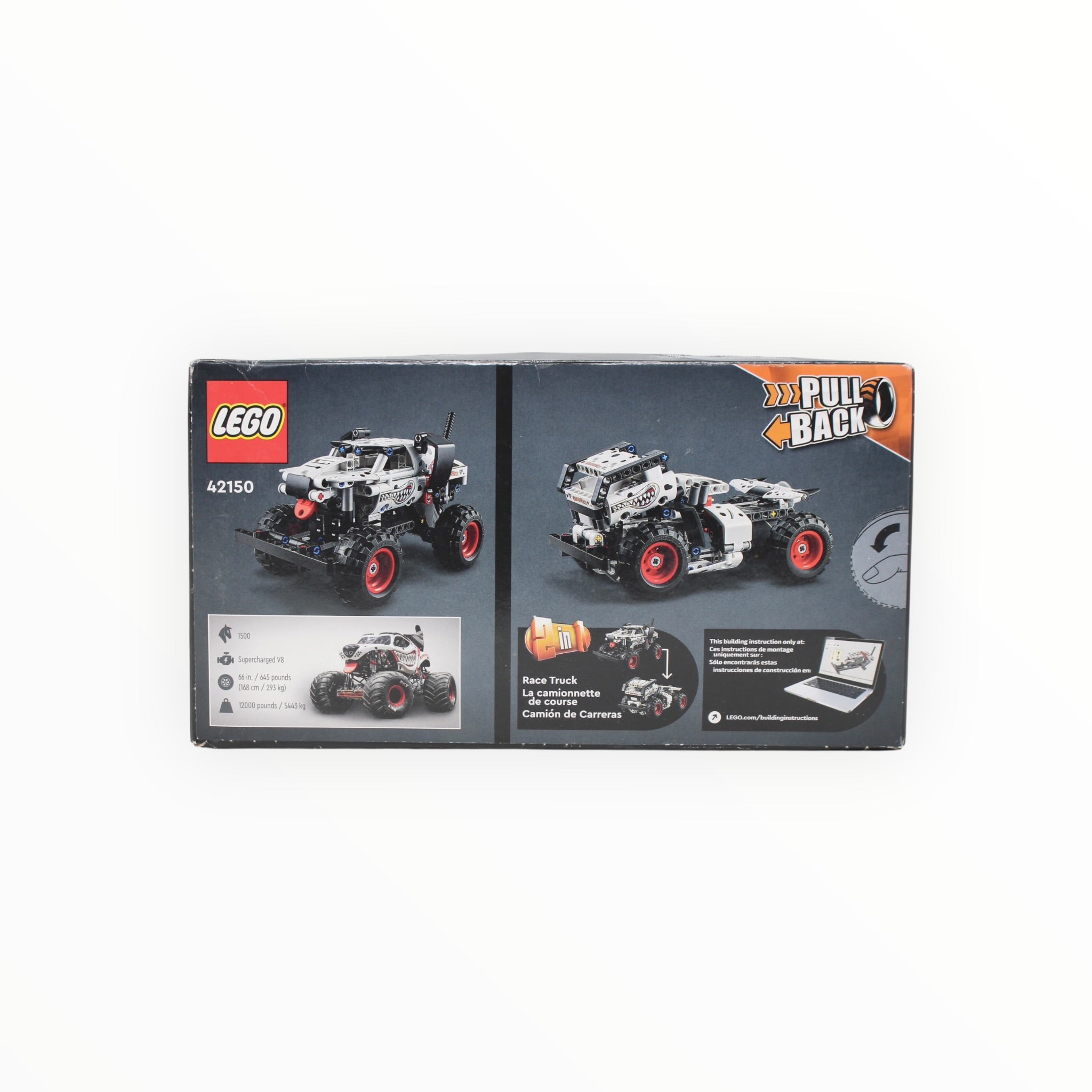 Retired Set 42150 Technic Monster Jam Monster Mutt Dalmatian (some box damage)