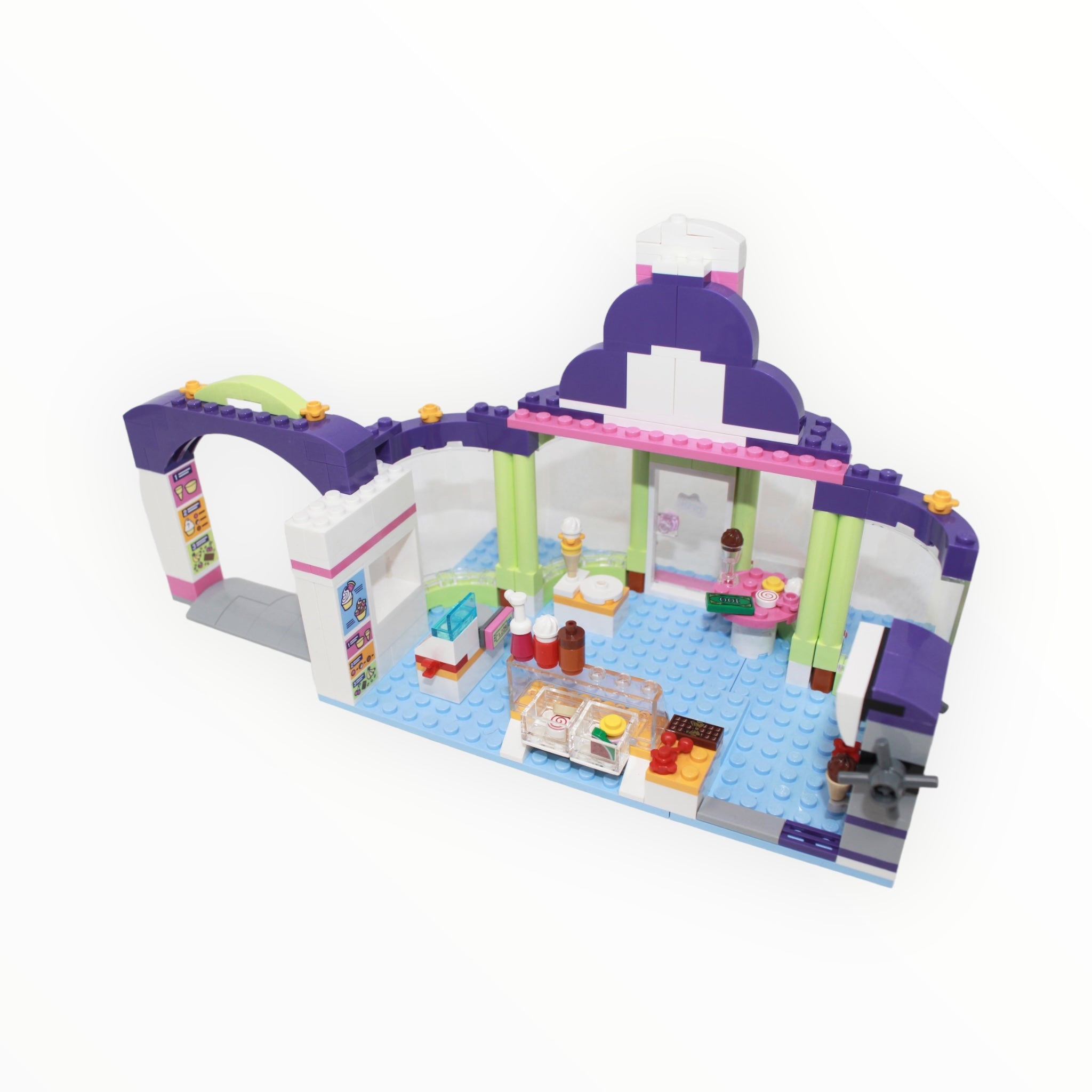 Used Set 41320 Friends Heartlake Frozen Yogurt Shop