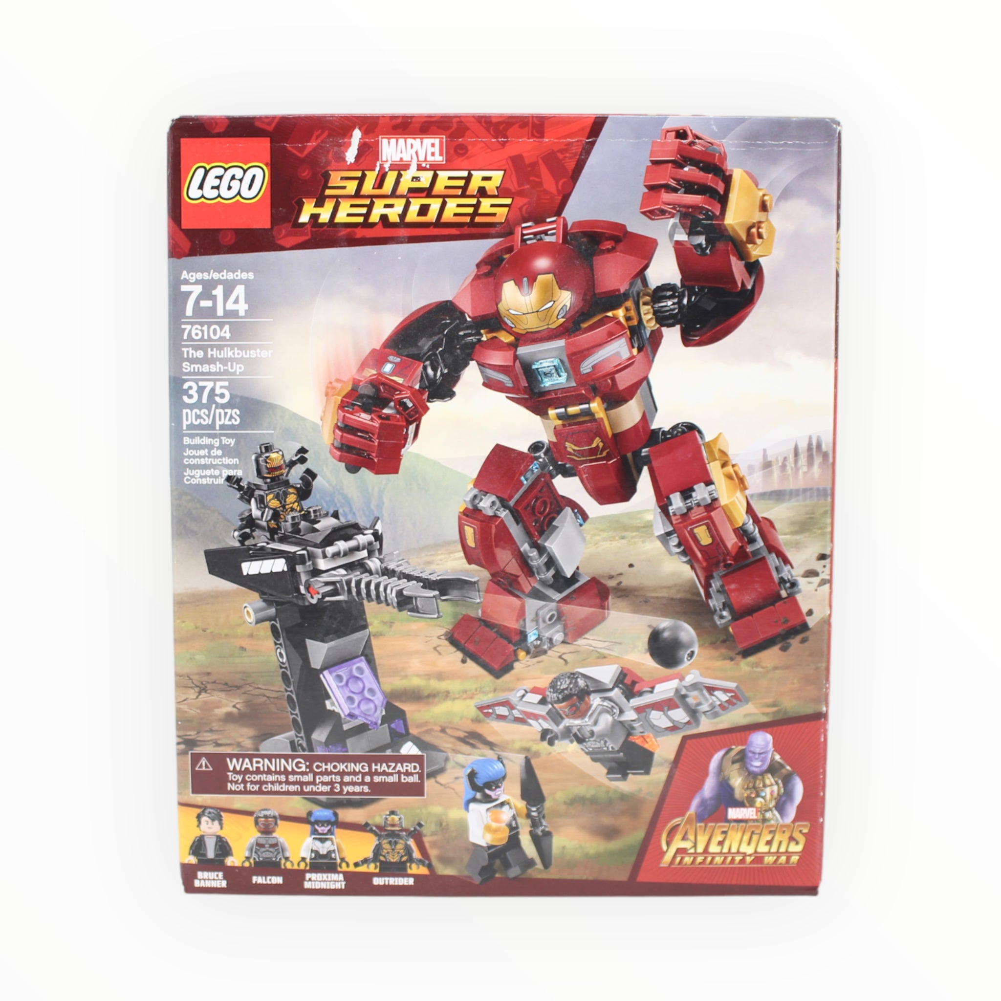 Retired Set 76104 Marvel Super Heroes The Hulkbuster Smash-Up