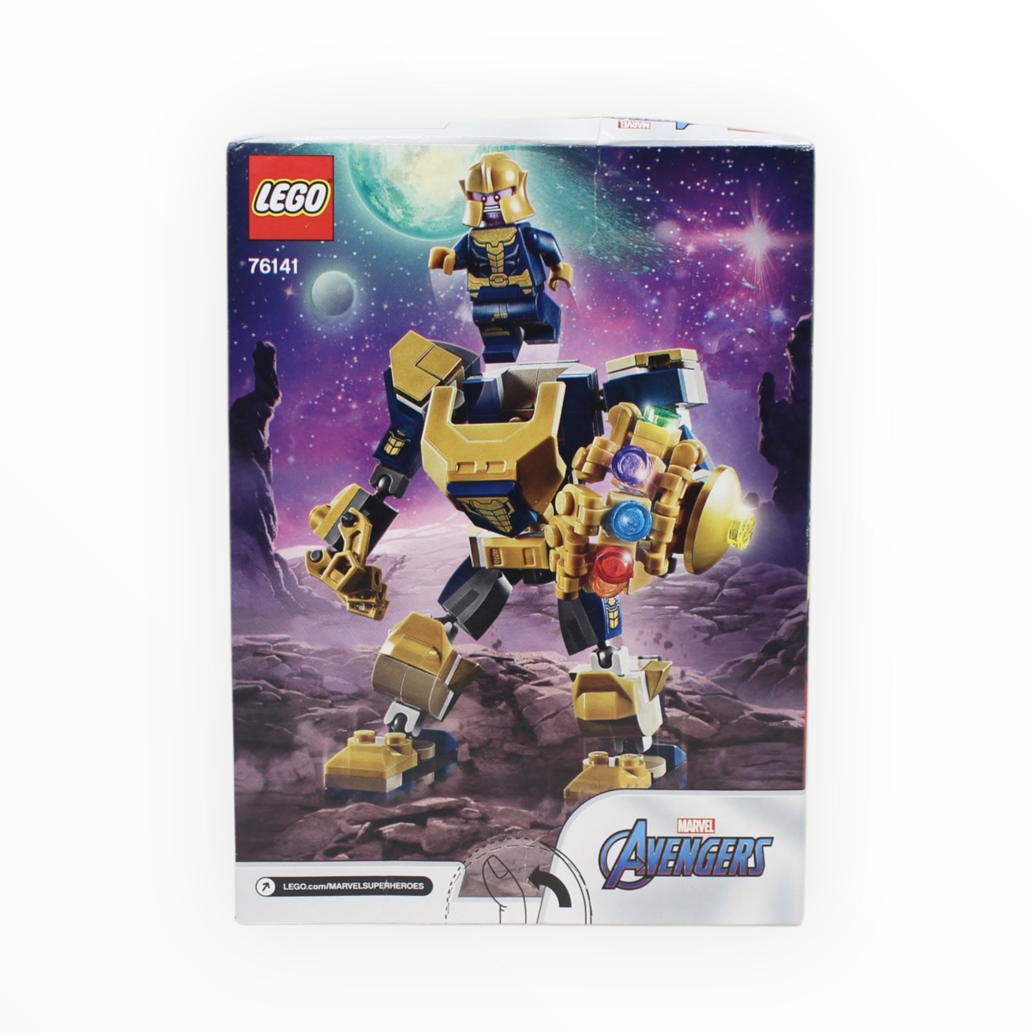 Retired Set 76141 Marvel Thanos Mech (damaged box)