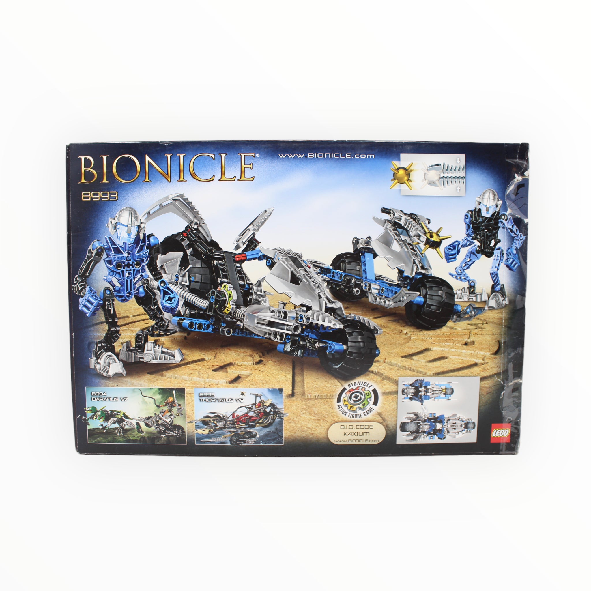 Certified Used Set 8993 Bionicle Kaxium V3