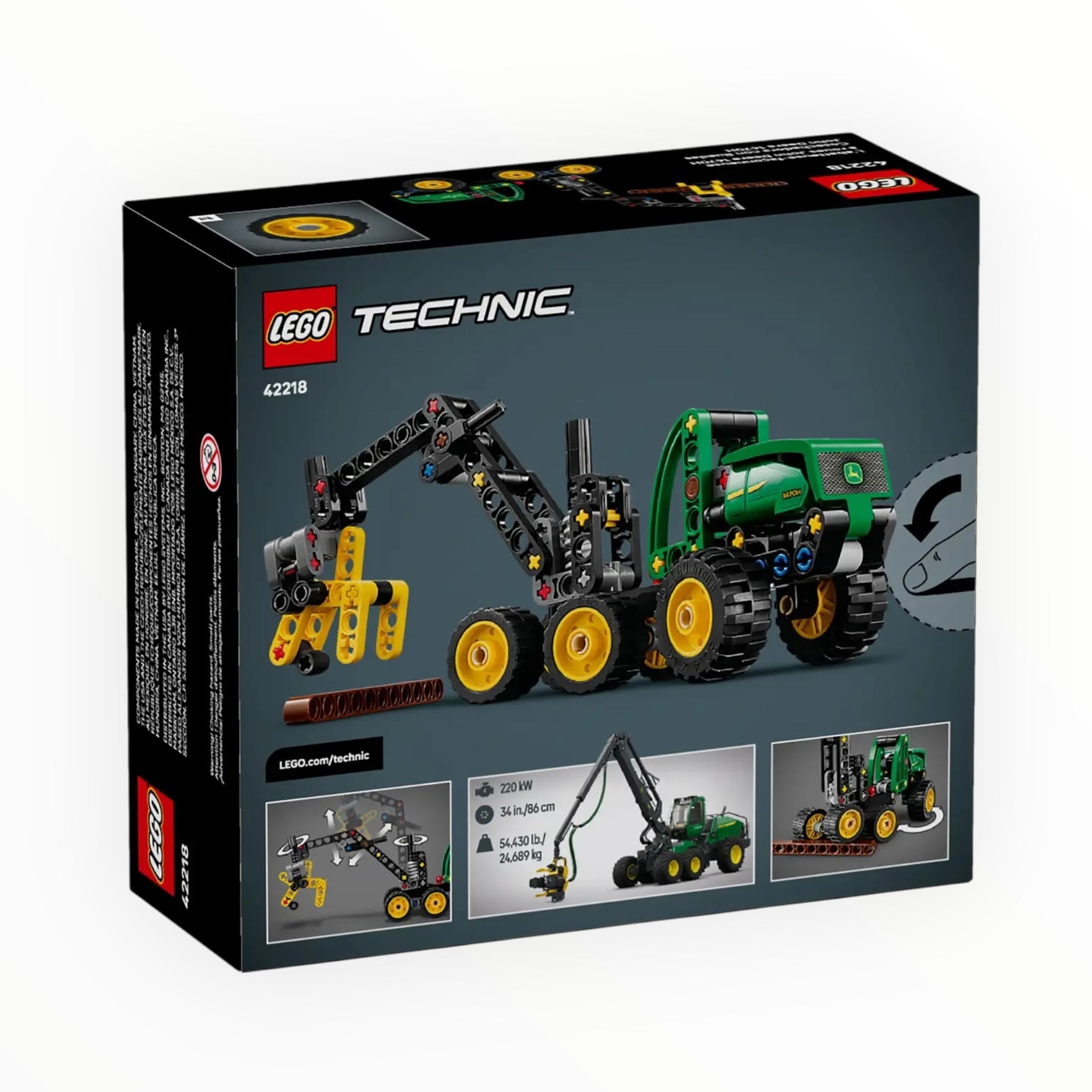 42218 Technic John Deere 1470H Wheeled Harvester