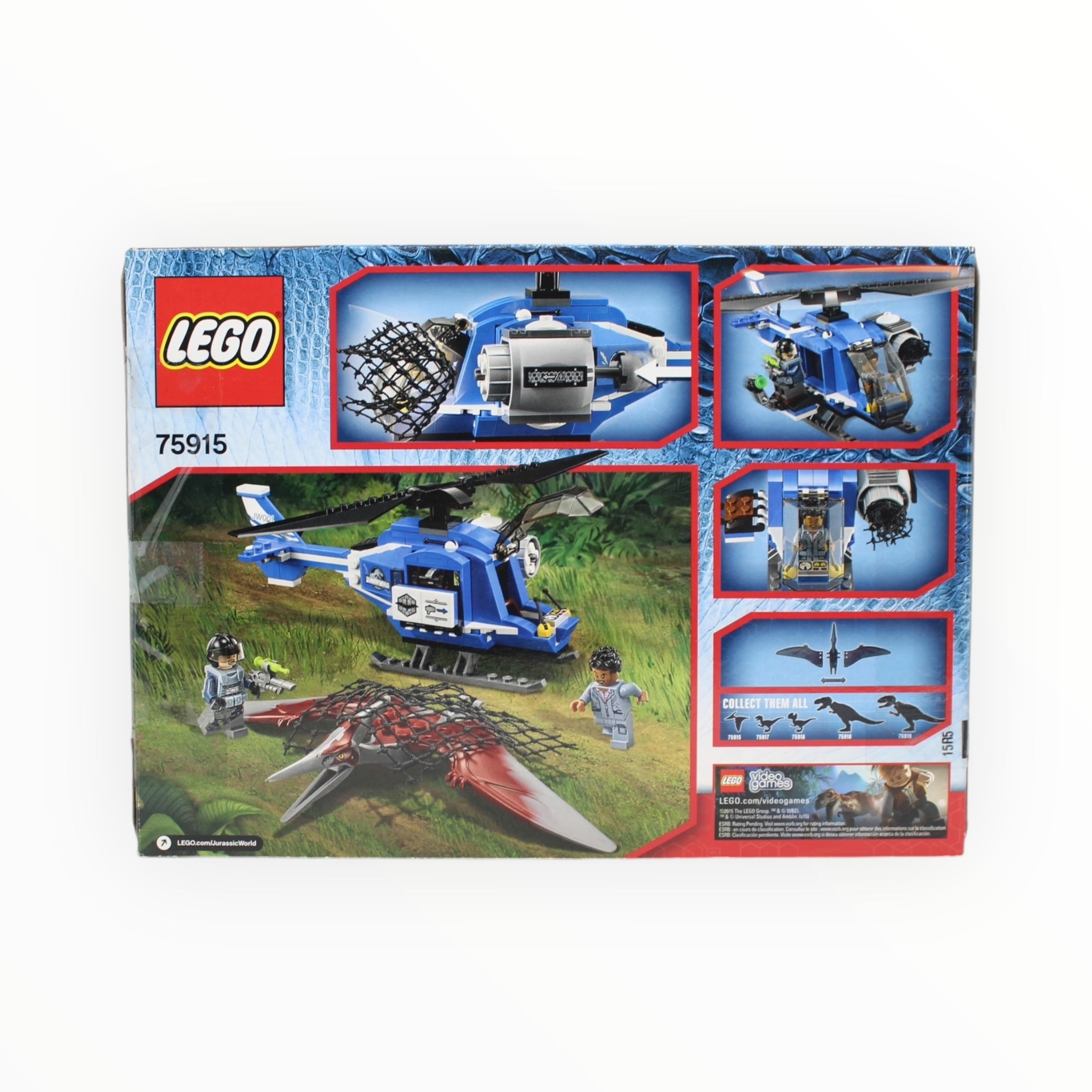 Certified Used Set 75915 Jurassic World Pteranodon Capture