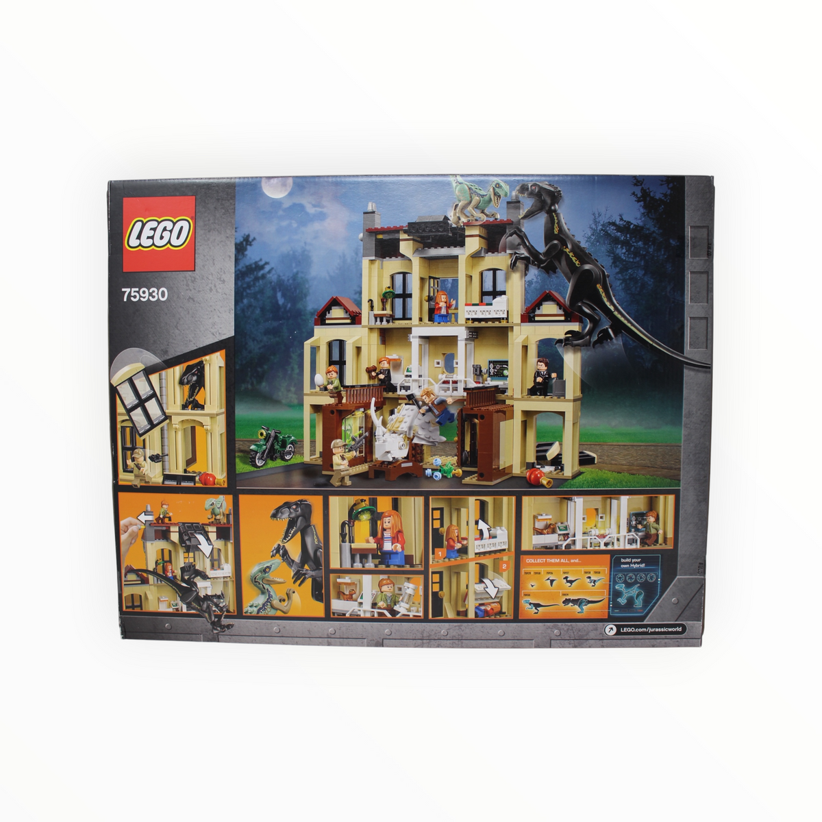 Retired Set 75930 Jurassic World Indoraptor Rampage at Lockwood Estate (slight box damage)