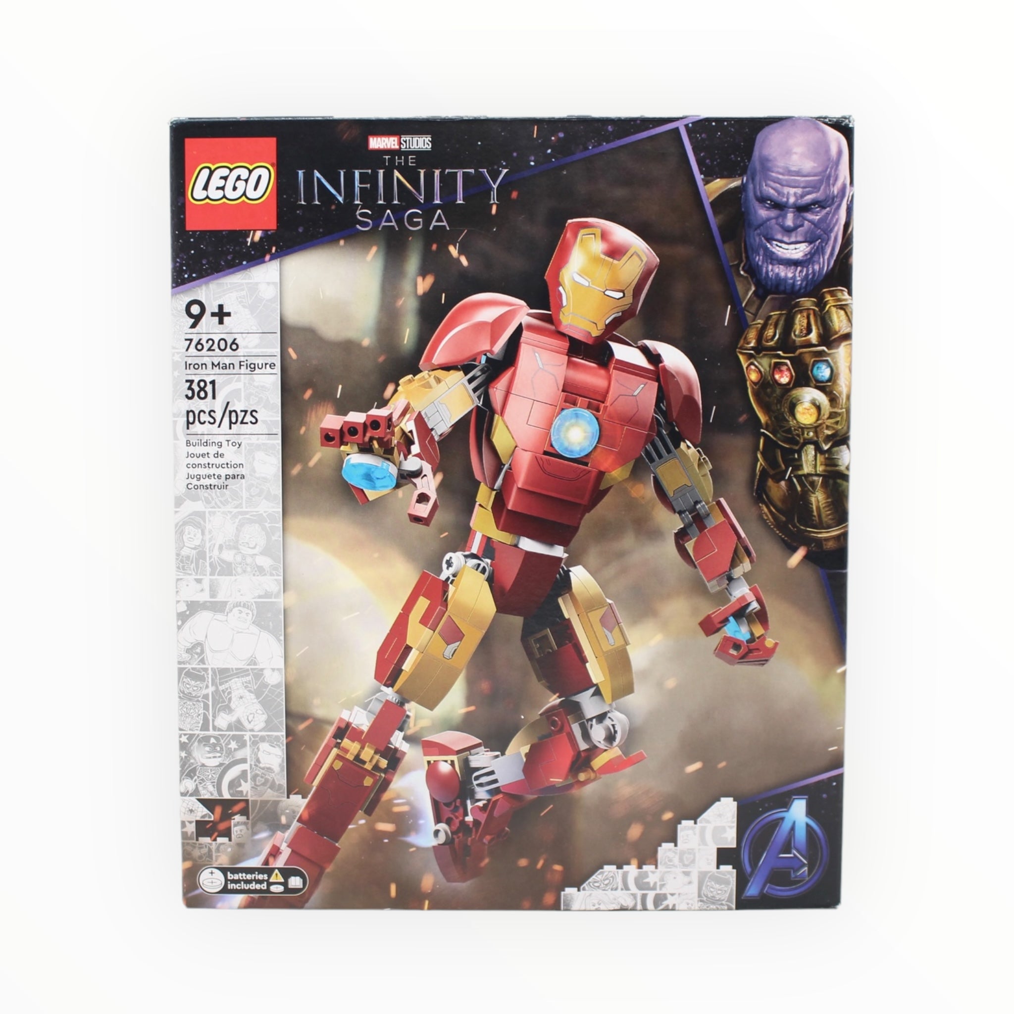 Certified Used Set 76206 Infinity Saga Iron Man Figure