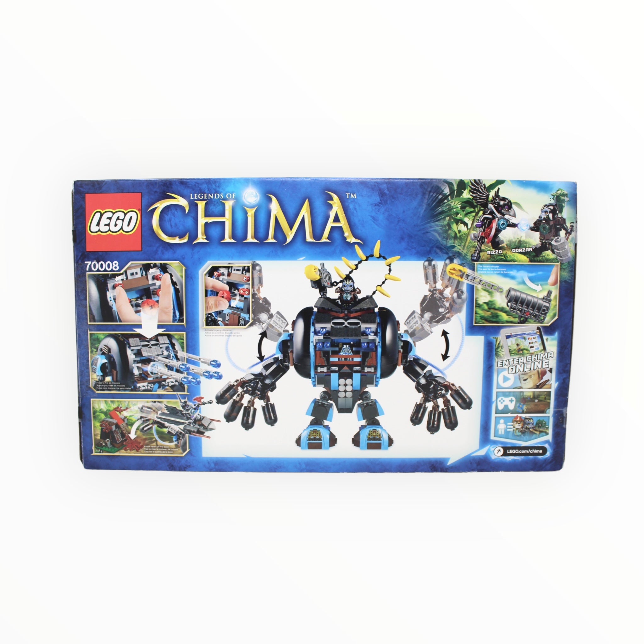 Certified Used Set 70008 Chima Gorzan’s Gorilla Striker