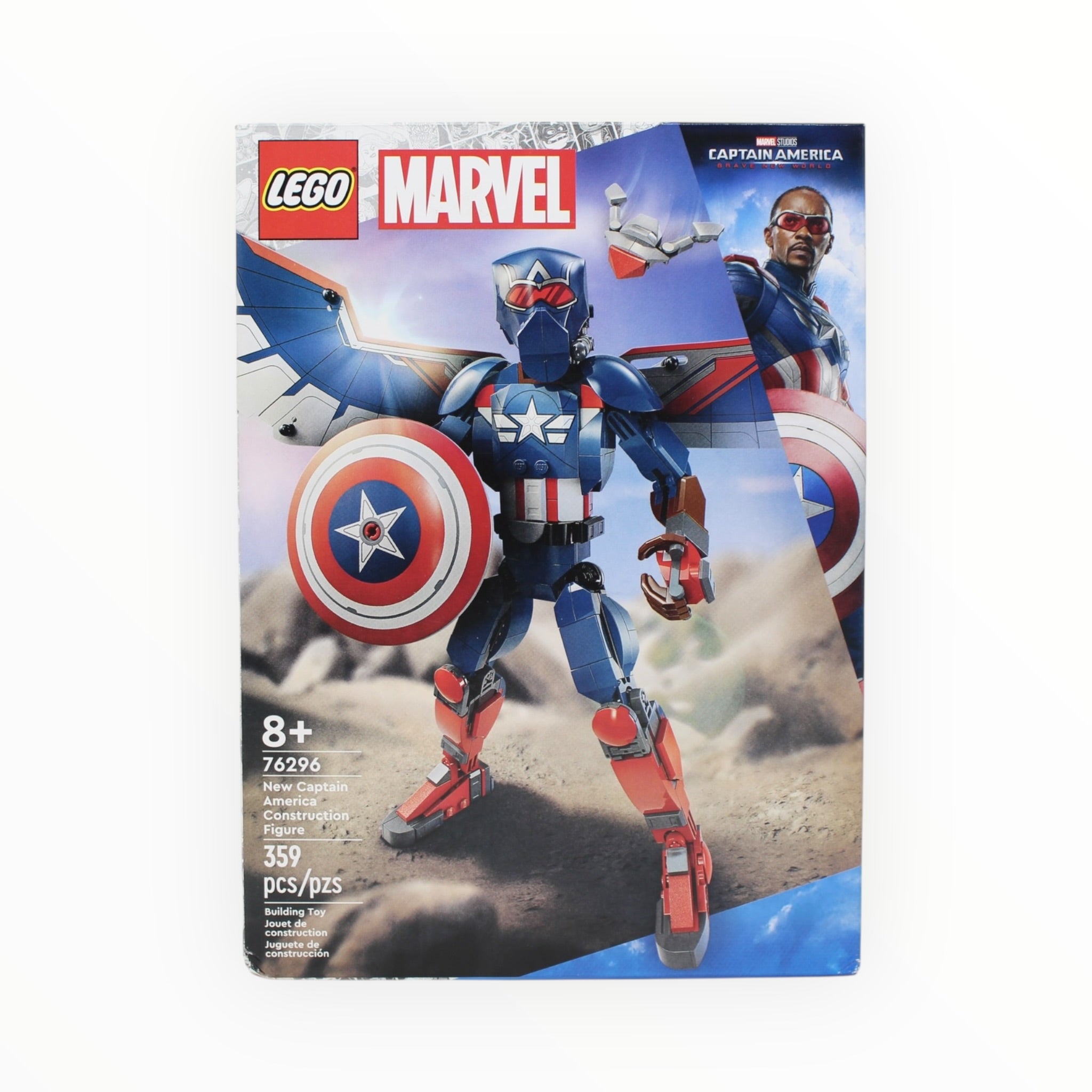 Retired Set 76296 Captain America: Brave New World New Captain America Construction Figure