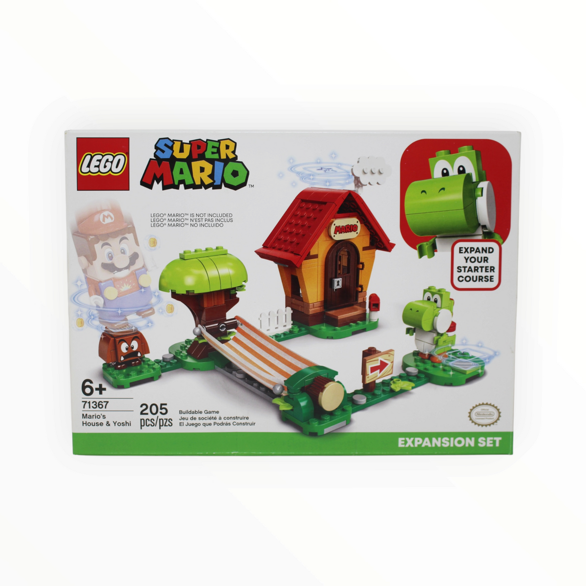 Certified Used Set 71367 Super Mario Marios House & Yoshi Expansion Set (slight box damage)