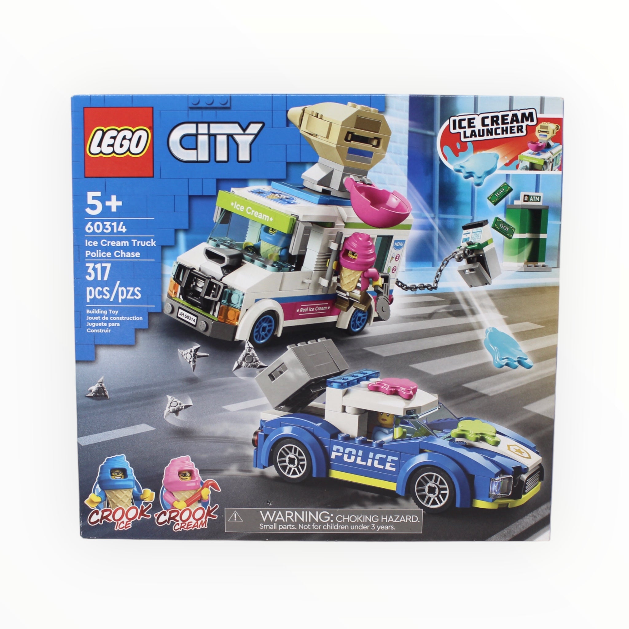 Retired Set 60314 City Ice Cream Truck Police Chase