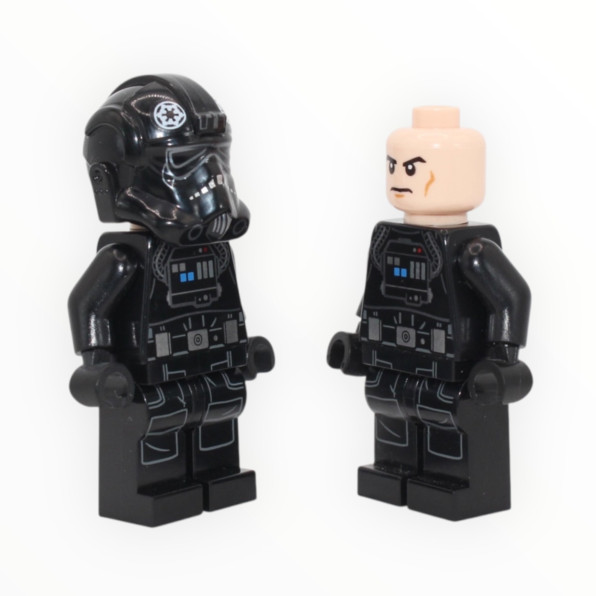 Imperial TIE Bomber Pilot (frown with cheek lines, printed legs, 2023)