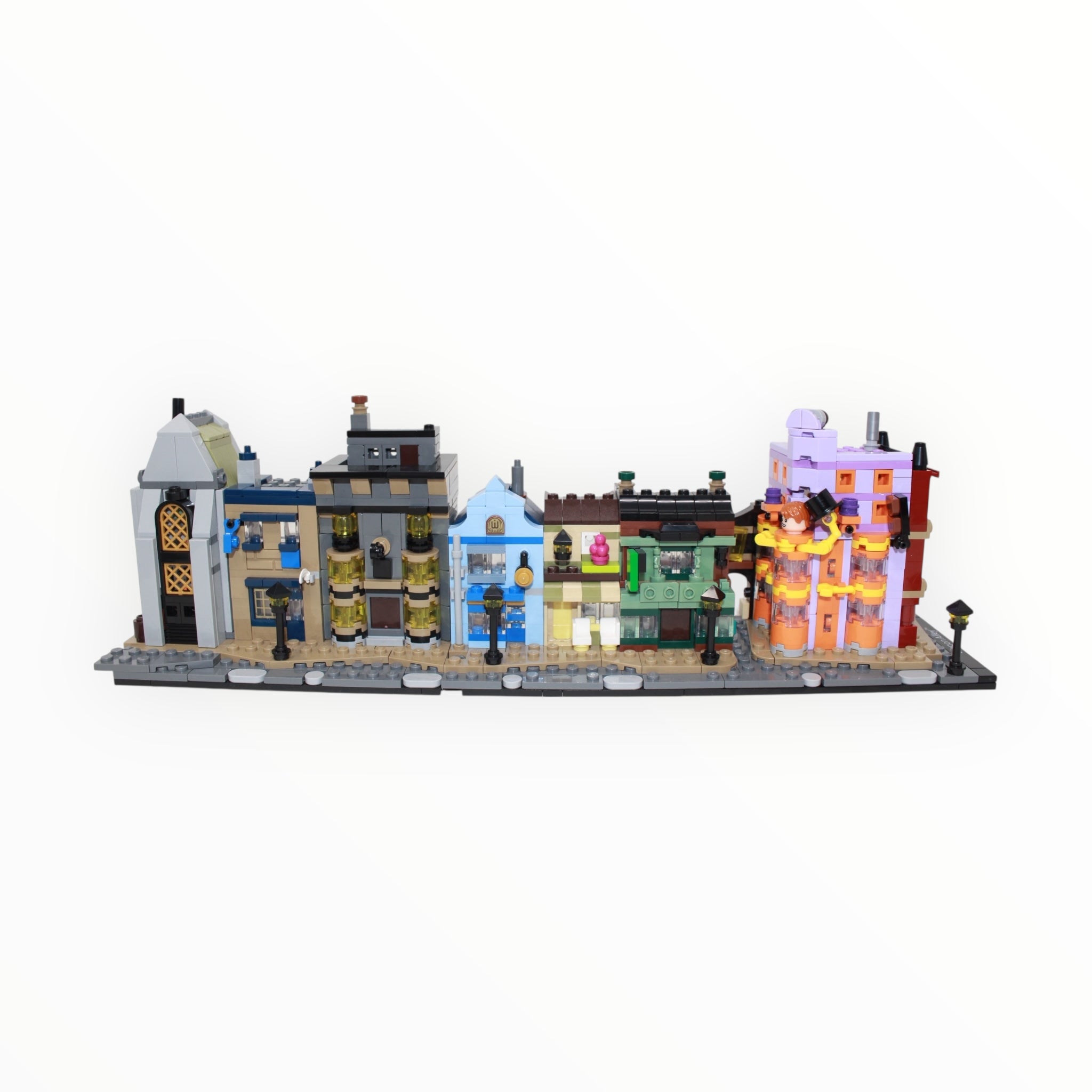 Used Set 76444 Harry Potter Diagon Alley Wizarding Shops
