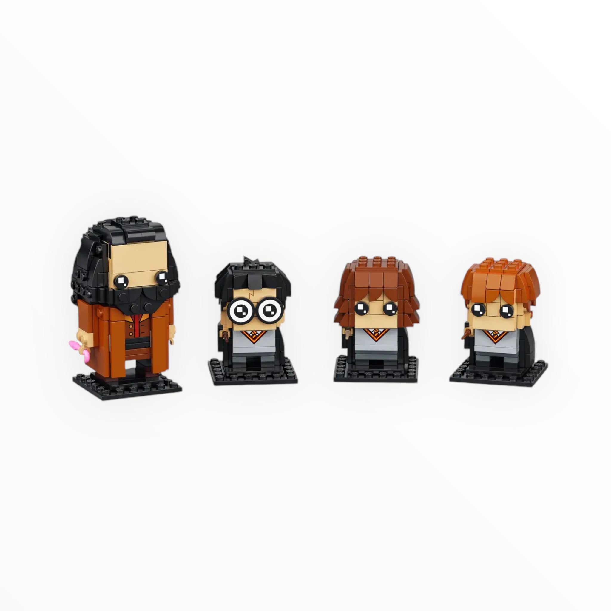 Retired Set 40495 Harry Potter BrickHeadz Harry, Hermione, Ron & Hagrid